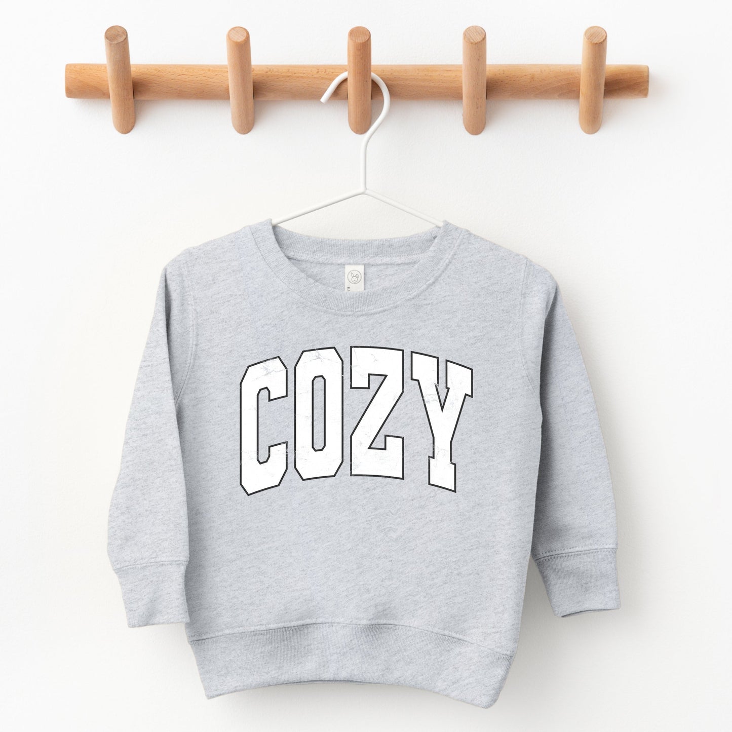Cozy Worn Varsity - Kids Toddler Sweatshirt