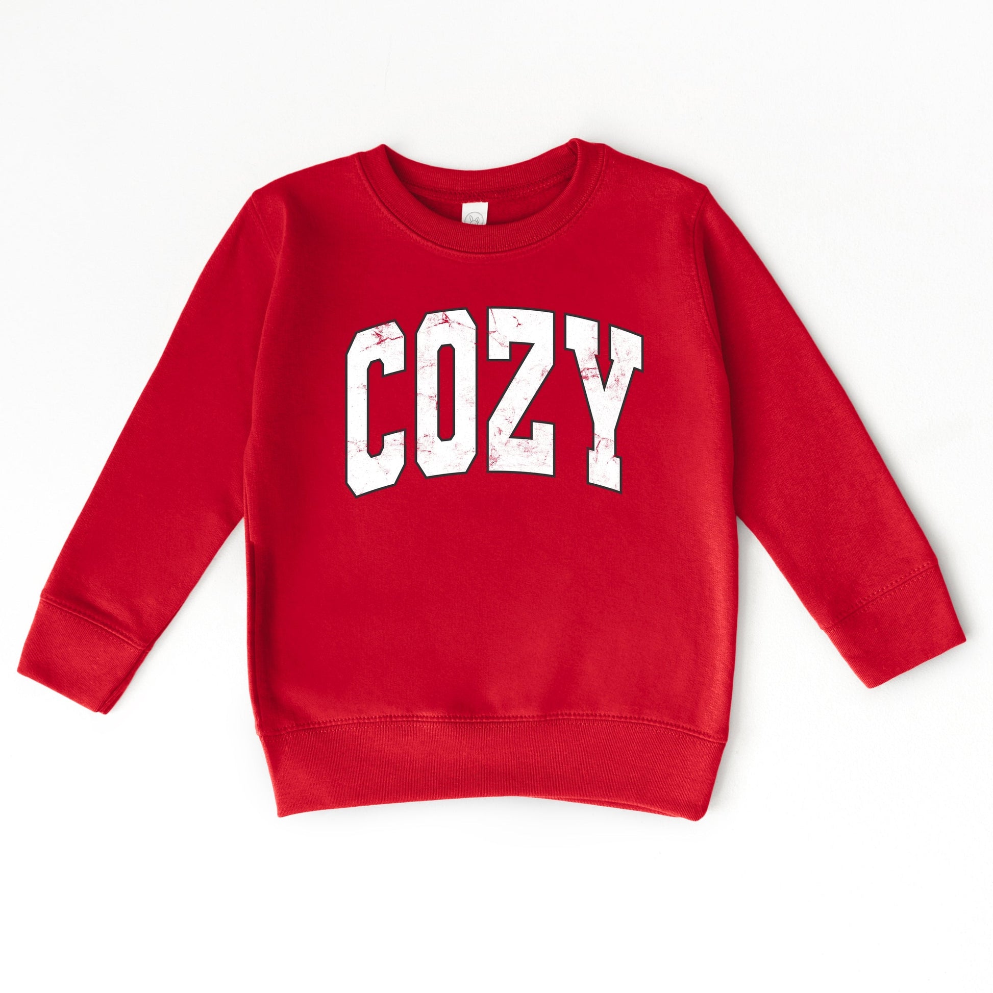 Cozy Worn Varsity - Kids Toddler Sweatshirt
