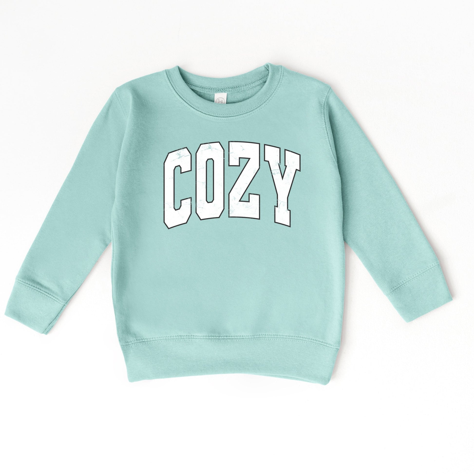 Cozy Worn Varsity - Kids Toddler Sweatshirt