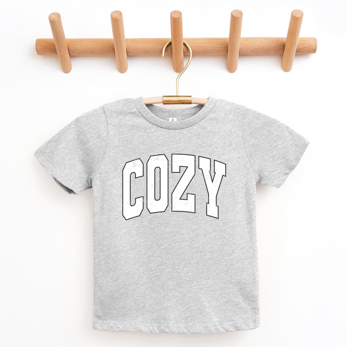 Cozy Worn Varsity - Kids Youth Short Sleeve Tee