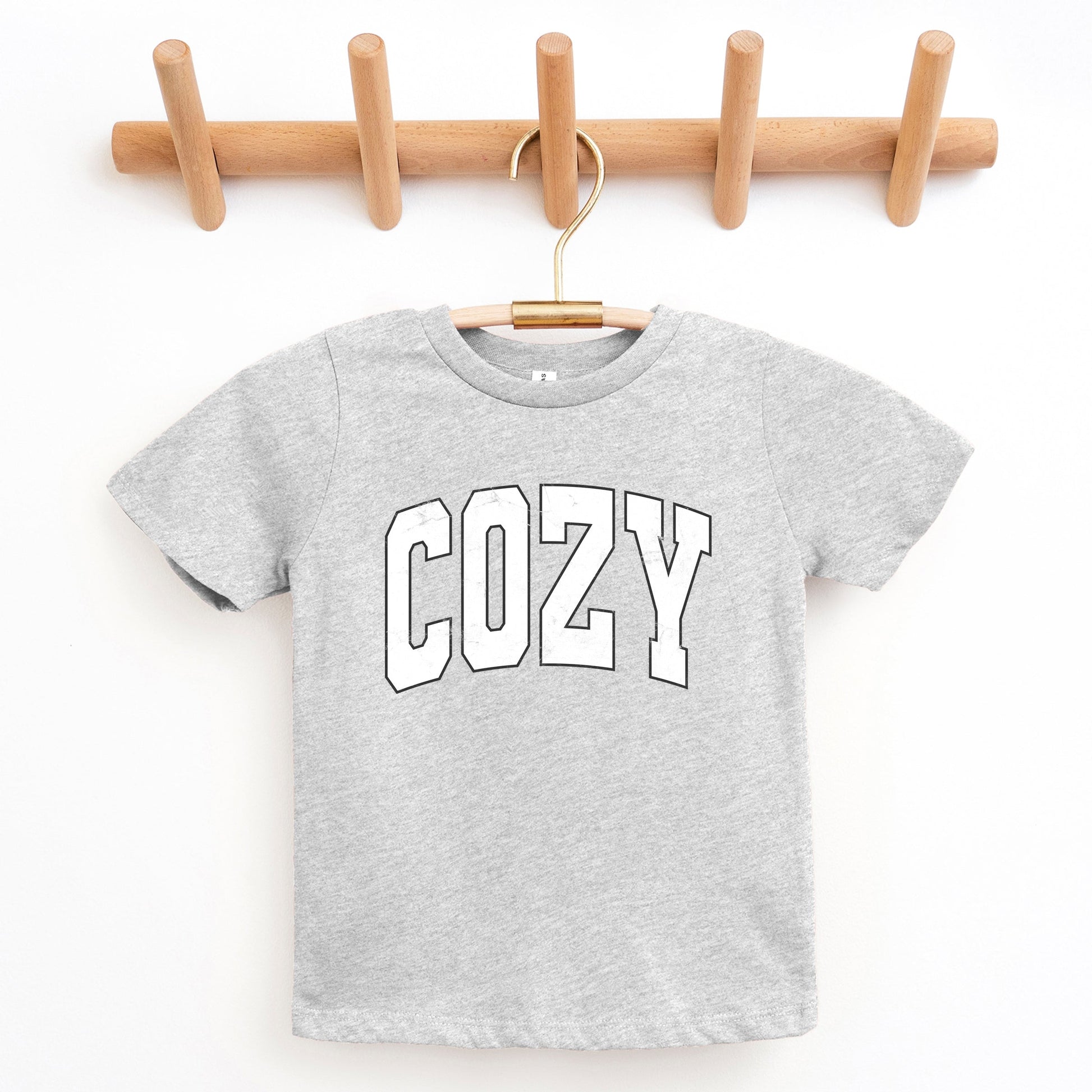 Cozy Worn Varsity - Kids Youth Short Sleeve Tee