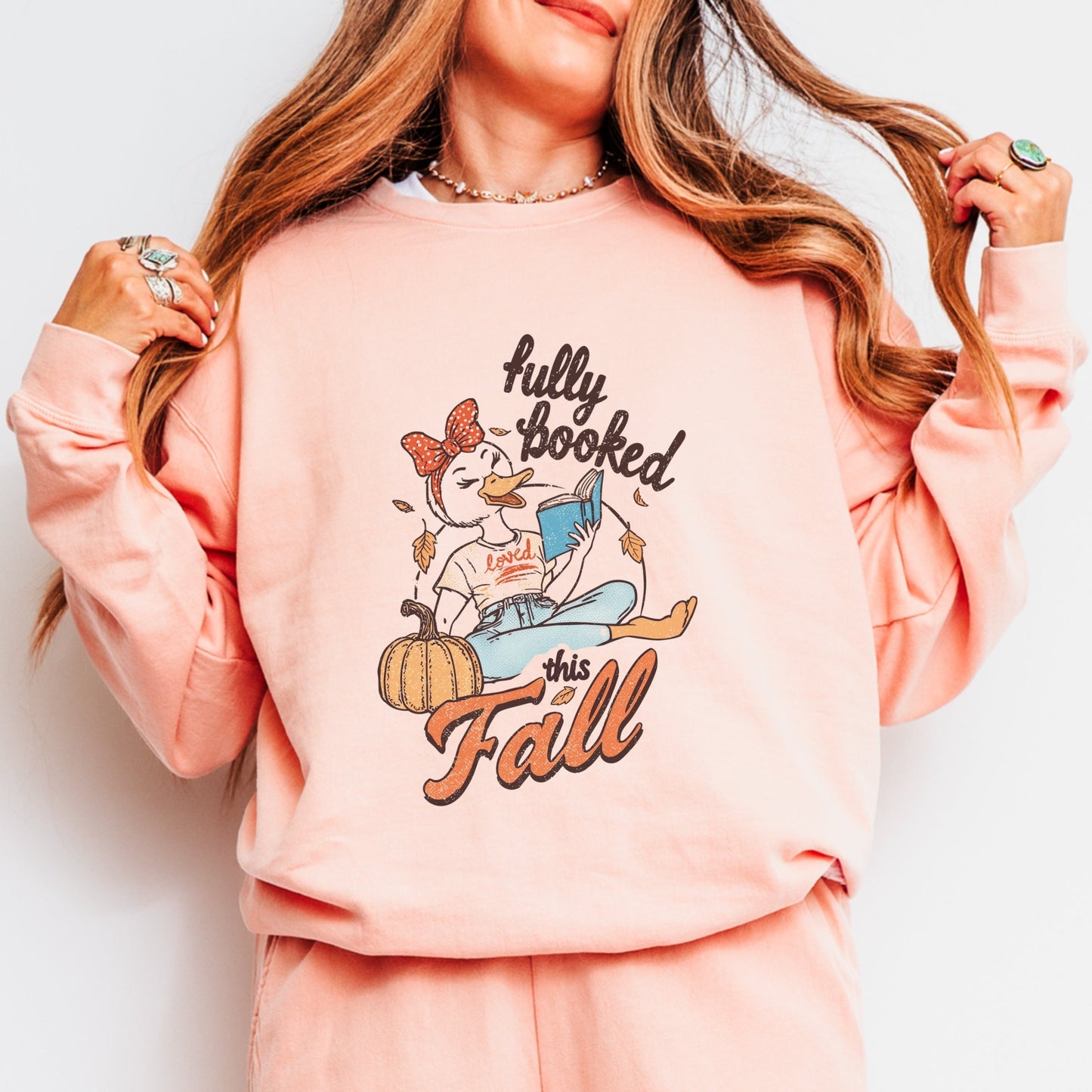 Fully Booked This Fall - Women's Lightweight Garment Dyed Sweatshirt