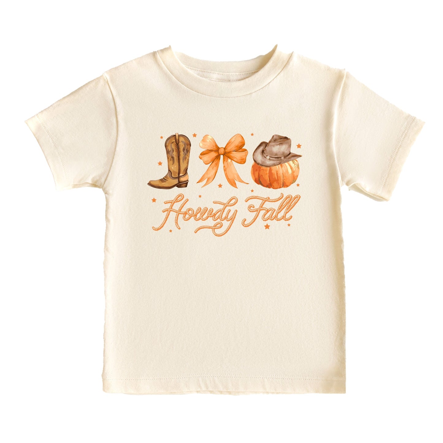 Coquette Howdy Fall - Youth Short Sleeve Graphic T-Shirt and Toddler Short Sleeve Graphic T-Shirt