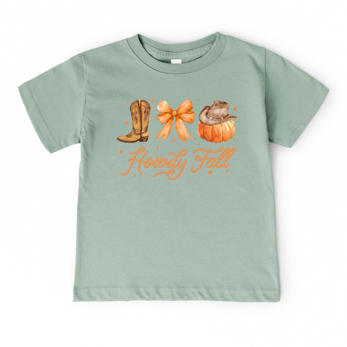 Coquette Howdy Fall - Youth Short Sleeve Graphic T-Shirt and Toddler Short Sleeve Graphic T-Shirt