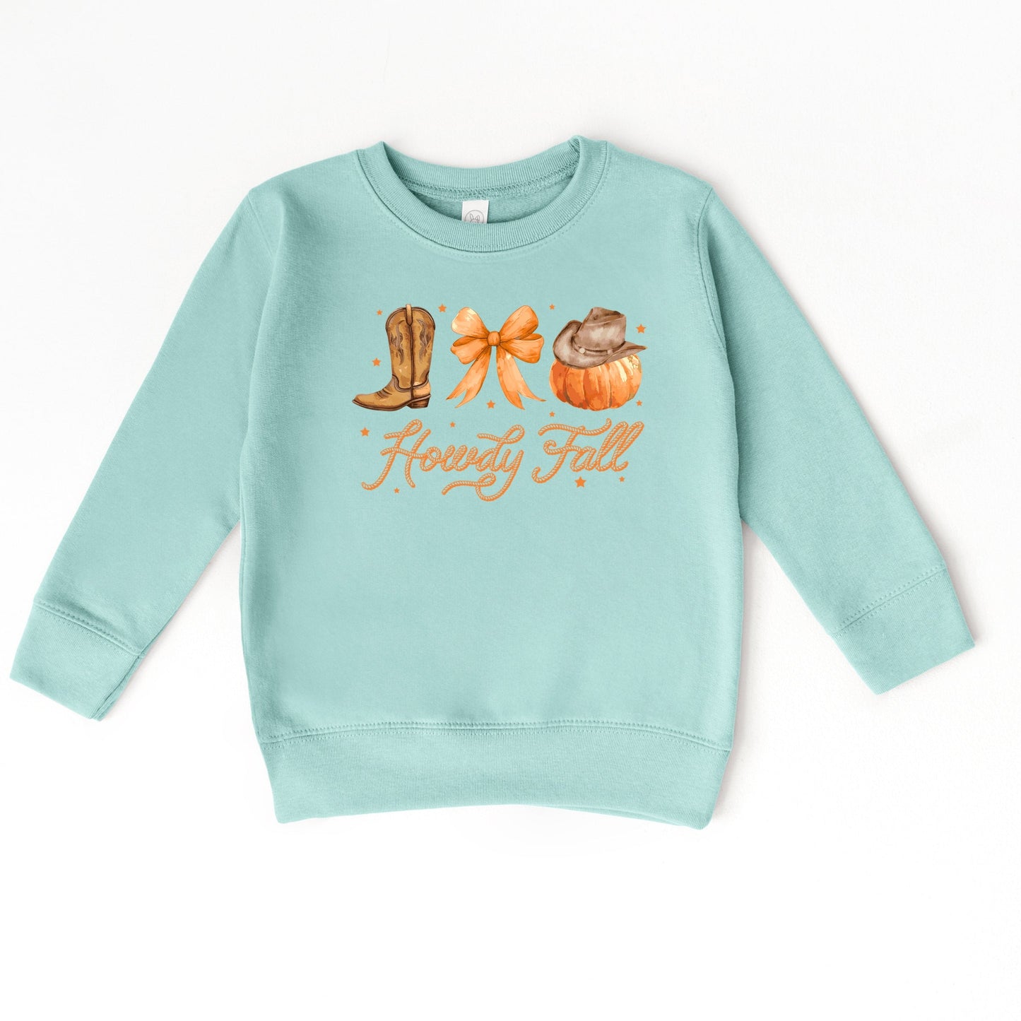 Coquette Howdy Fall - Toddler Graphic Sweatshirt and Youth Graphic Sweatshirt
