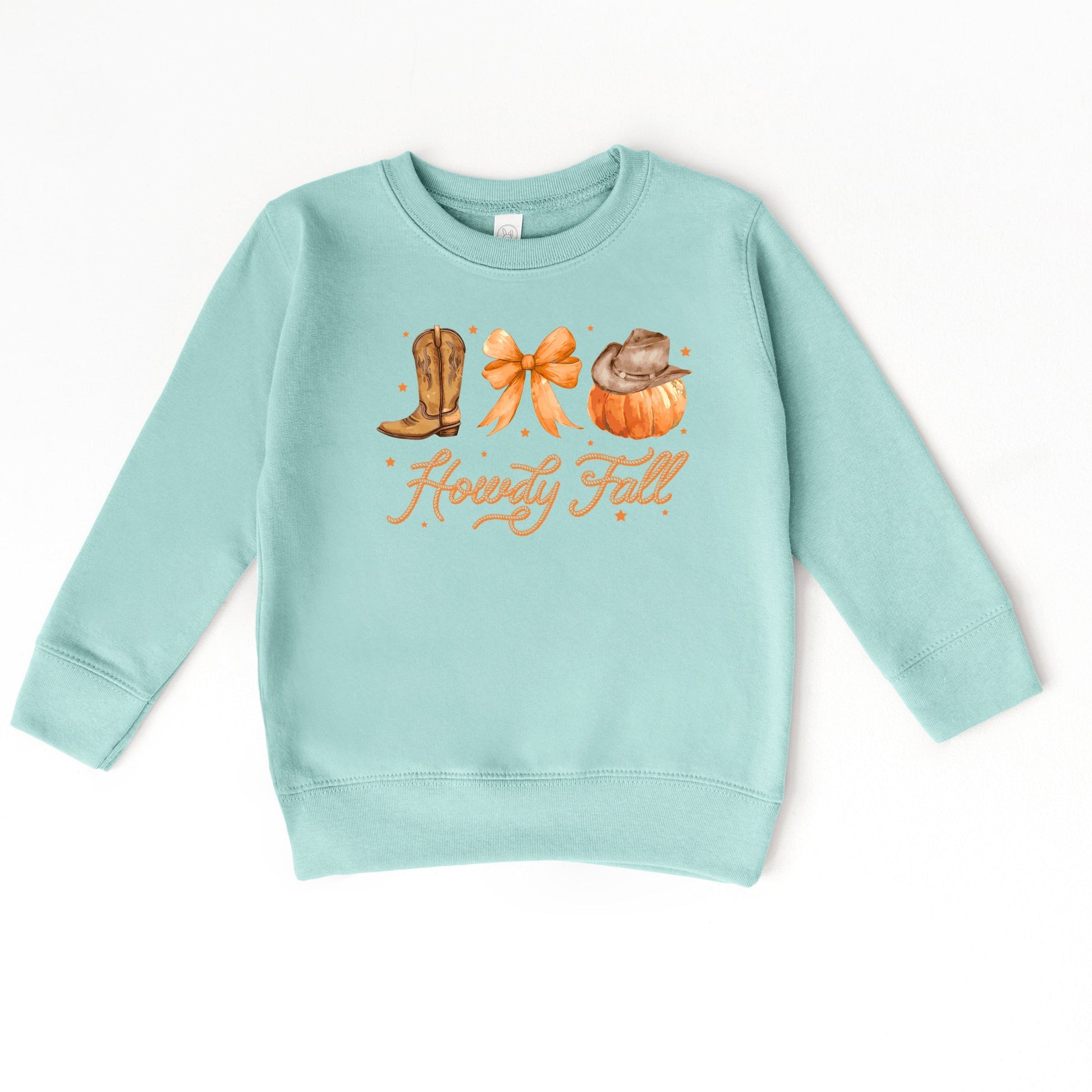 Coquette Howdy Fall - Toddler Graphic Sweatshirt and Youth Graphic Sweatshirt