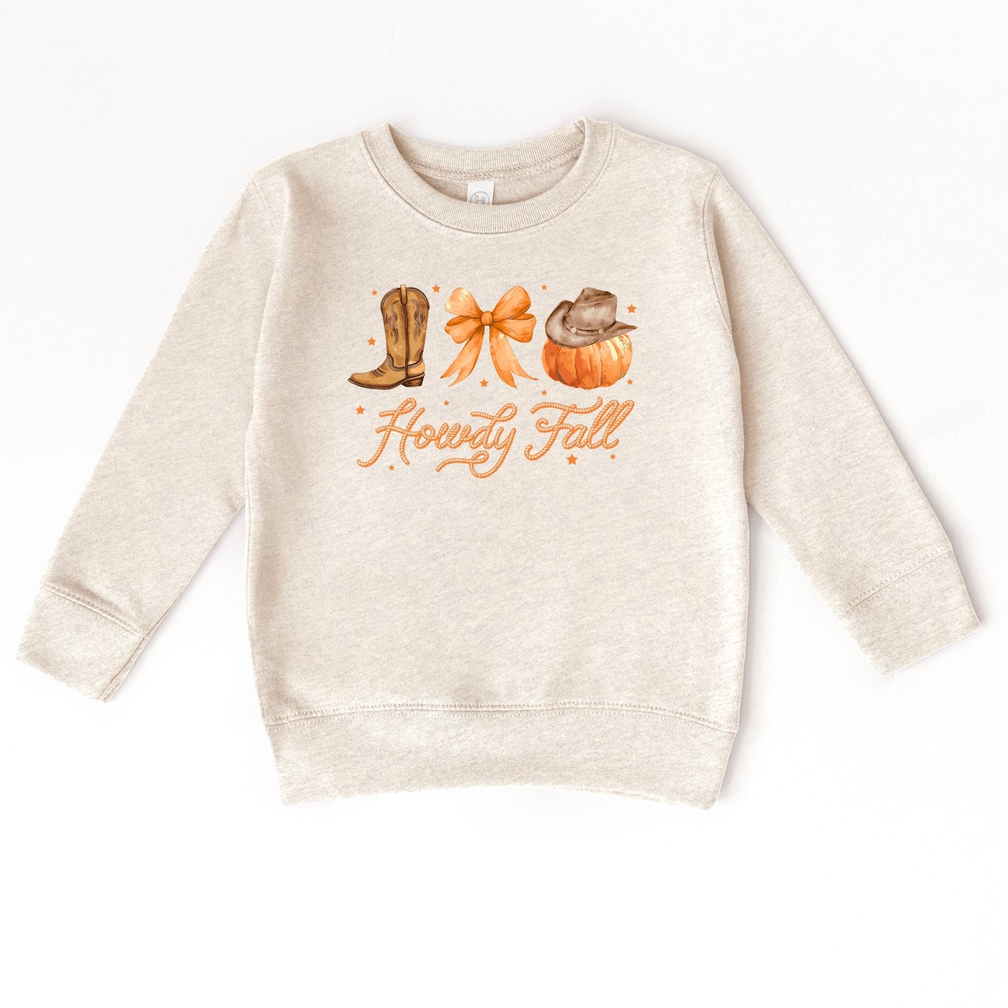 Coquette Howdy Fall - Toddler Graphic Sweatshirt and Youth Graphic Sweatshirt
