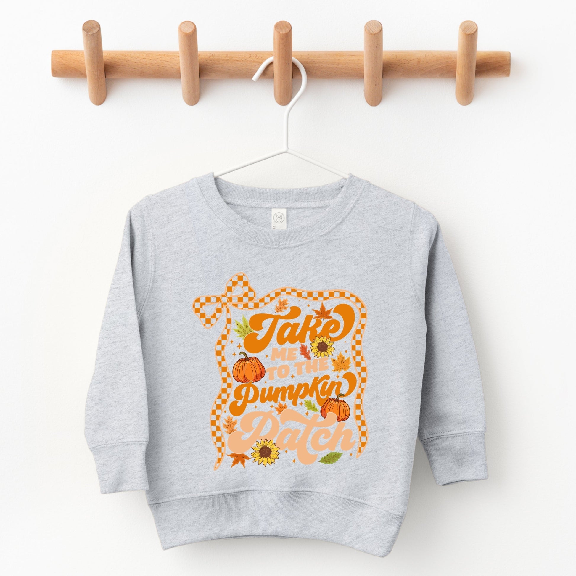 Coquette Take Me To The Pumpkin Patch - Toddler Graphic Sweatshirt and Youth Graphic Sweatshirt