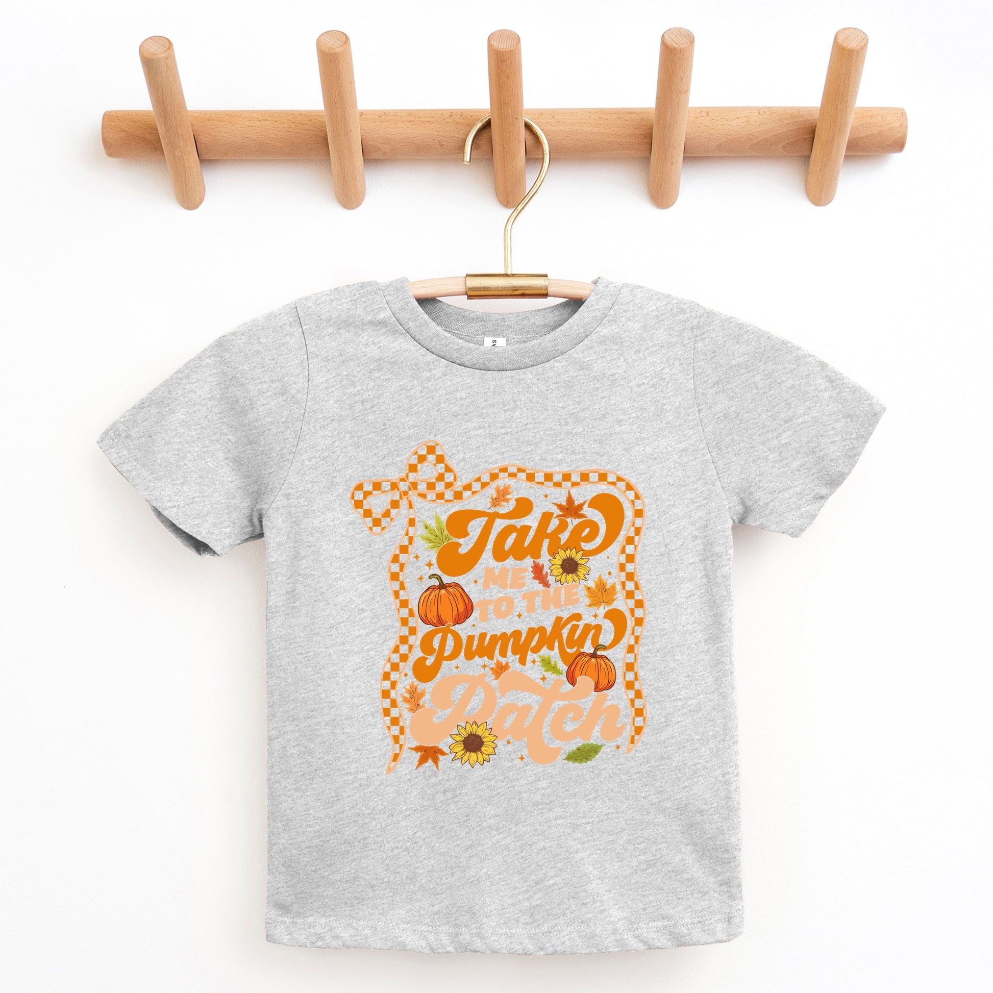 Coquette Take Me To The Pumpkin Patch - Youth Short Sleeve Graphic T-Shirt and Toddler Short Sleeve Graphic T-Shirt