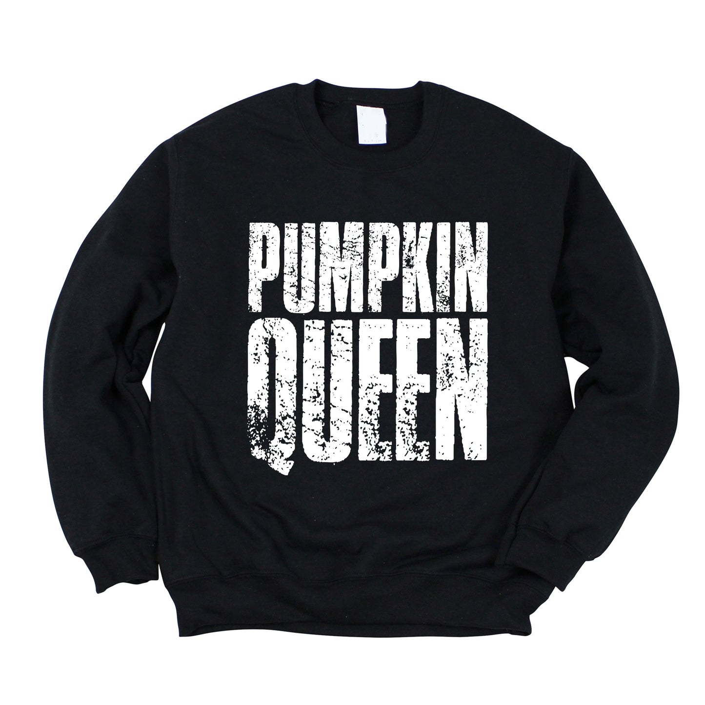 Pumpkin Queen Distressed - Women's Graphic Sweatshirt