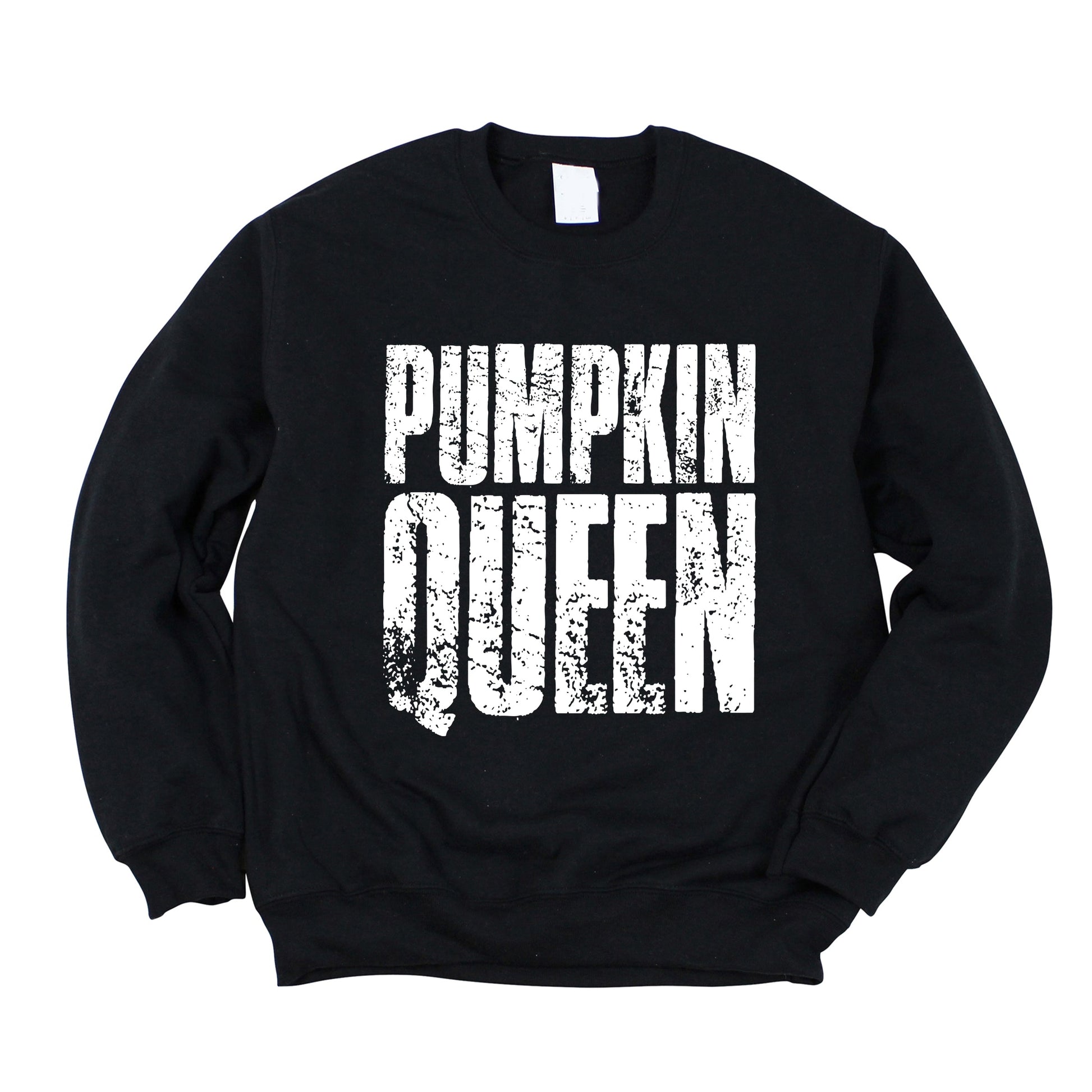 Pumpkin Queen Distressed - Women's Graphic Sweatshirt
