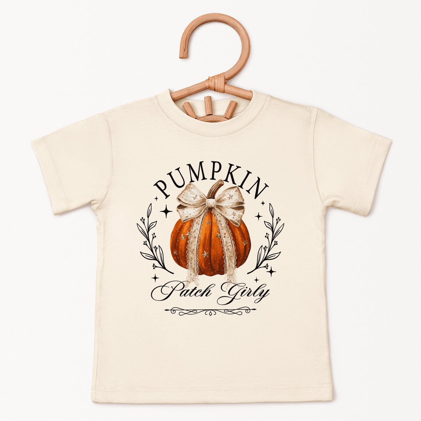 Coquette Pumpkin Patch Girly - Youth Short Sleeve Graphic T-Shirt and Toddler Short Sleeve Graphic T-Shirt