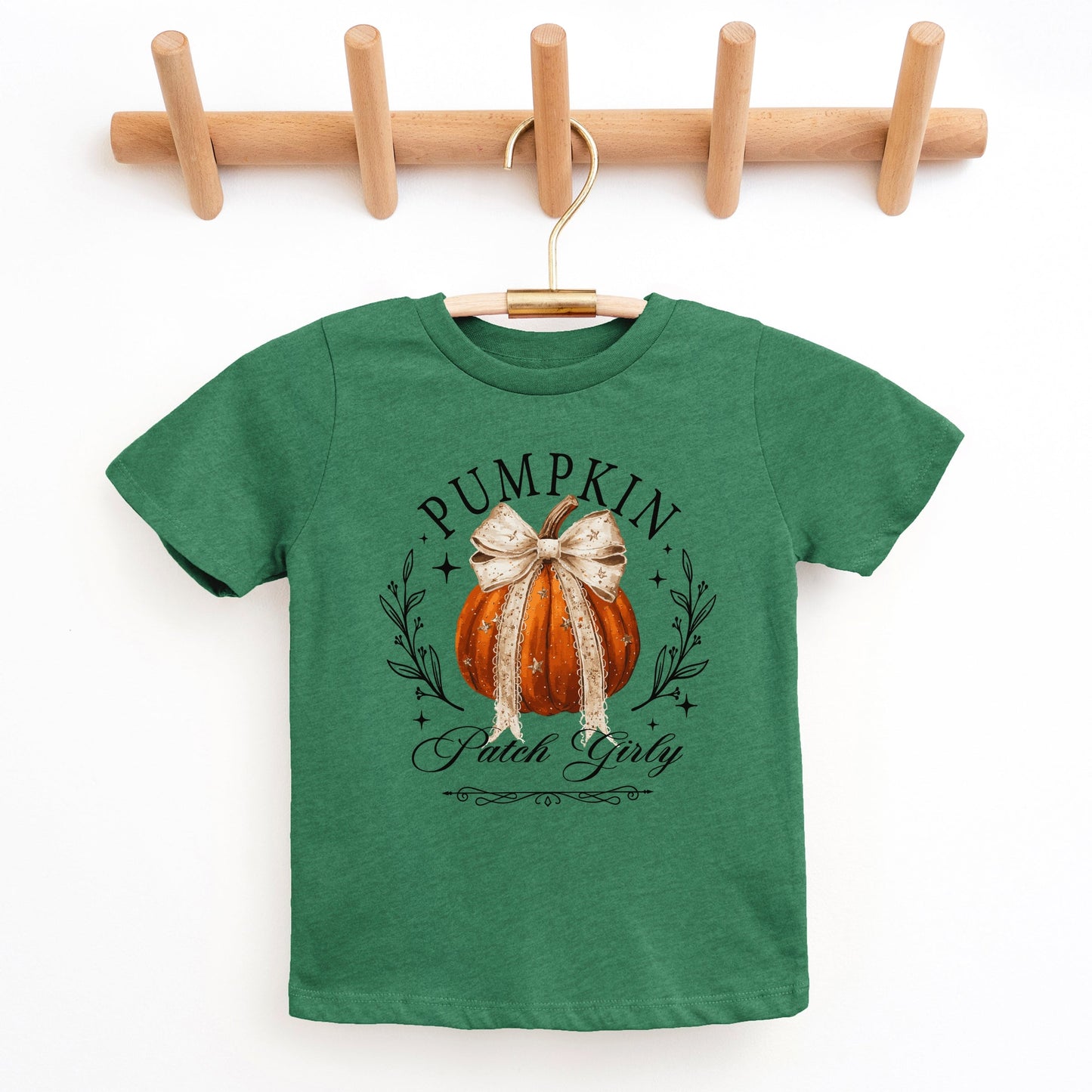 Coquette Pumpkin Patch Girly - Youth Short Sleeve Graphic T-Shirt and Toddler Short Sleeve Graphic T-Shirt