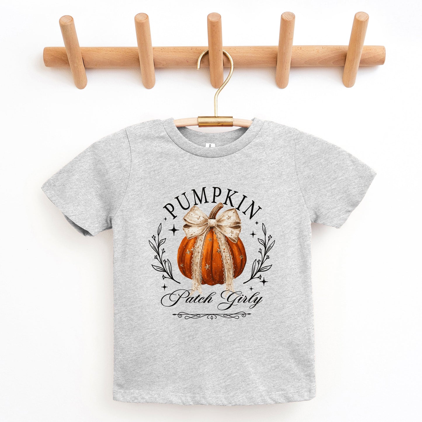 Coquette Pumpkin Patch Girly - Youth Short Sleeve Graphic T-Shirt and Toddler Short Sleeve Graphic T-Shirt