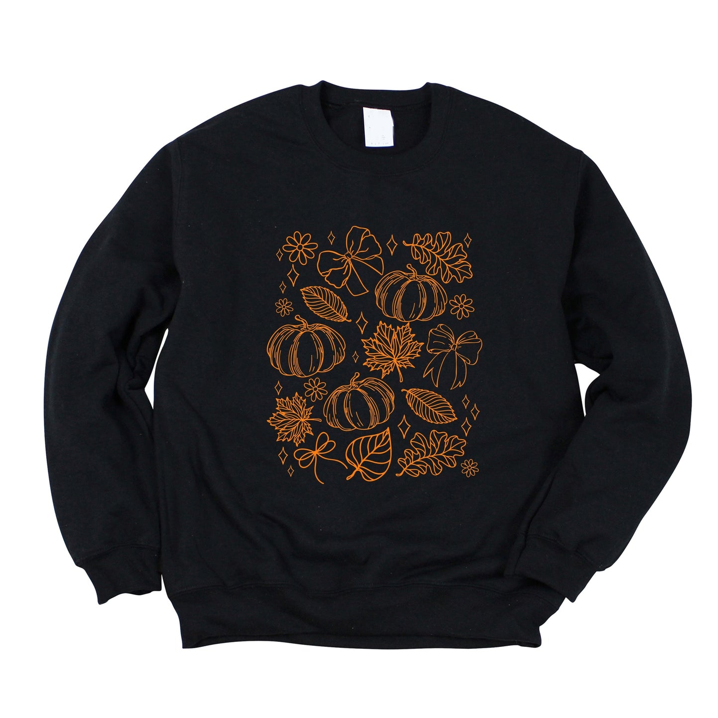 Fall Decorations Outline - Women's Graphic Sweatshirt
