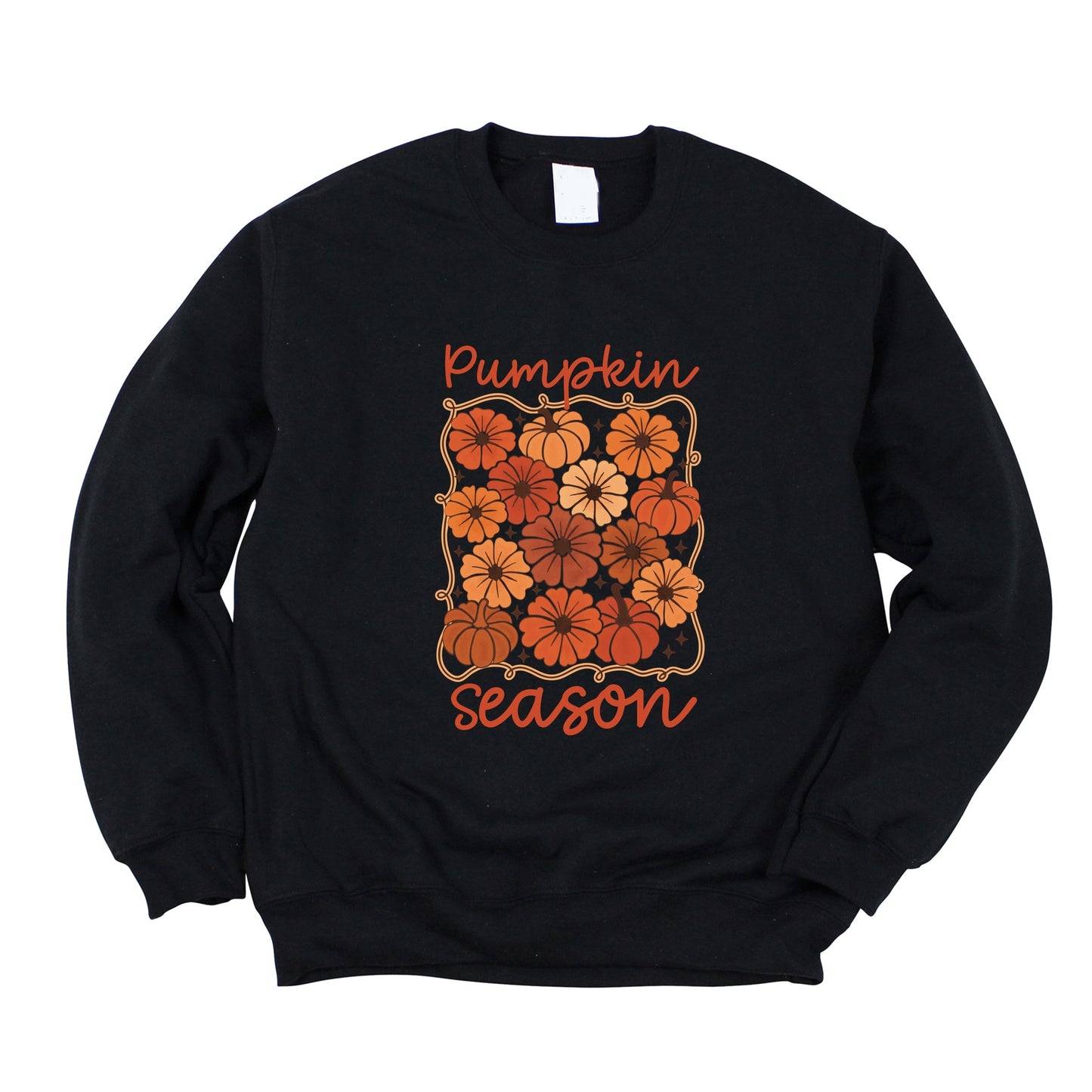 Pumpkin Season Floral - Women's Graphic Sweatshirt