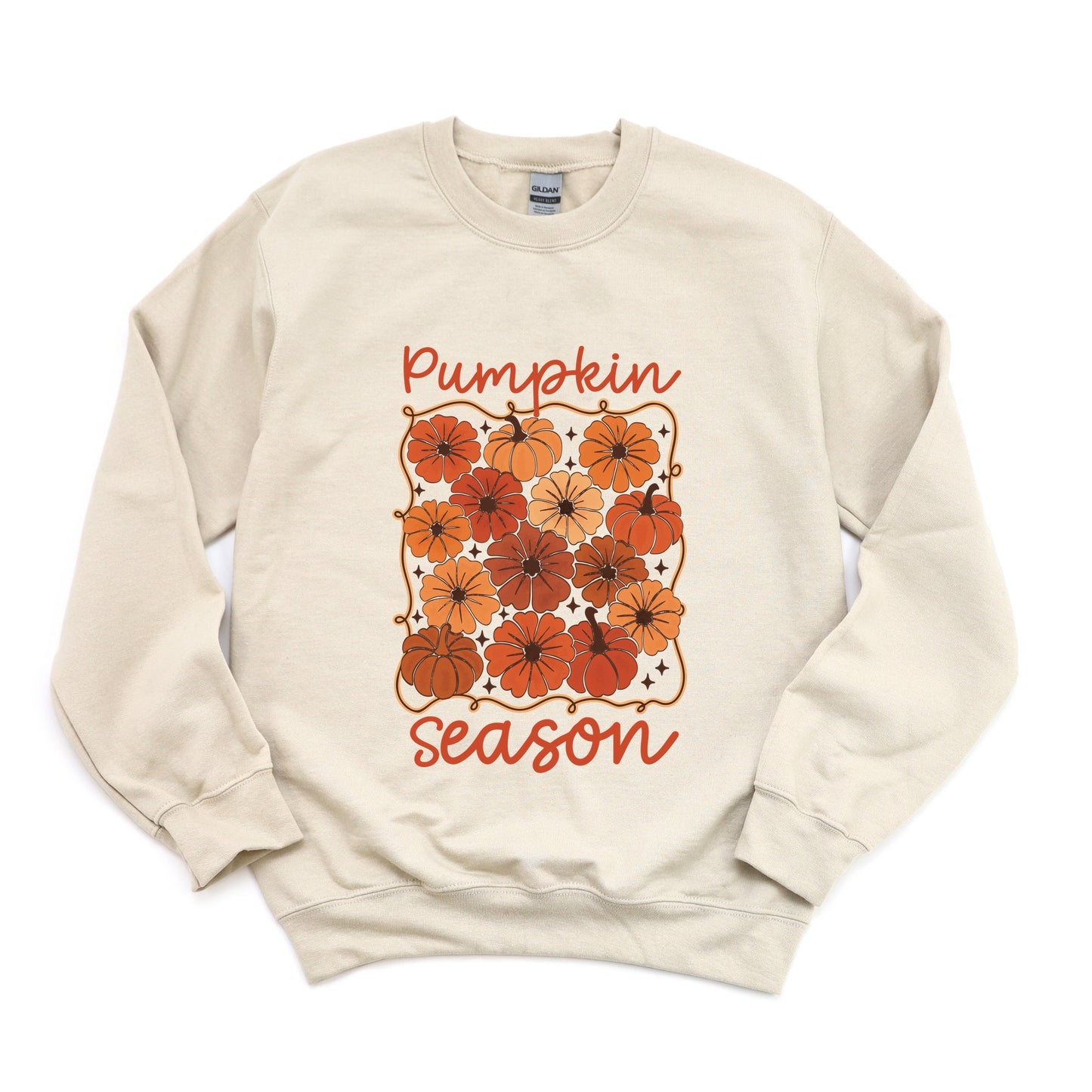 Pumpkin Season Floral - Women's Graphic Sweatshirt
