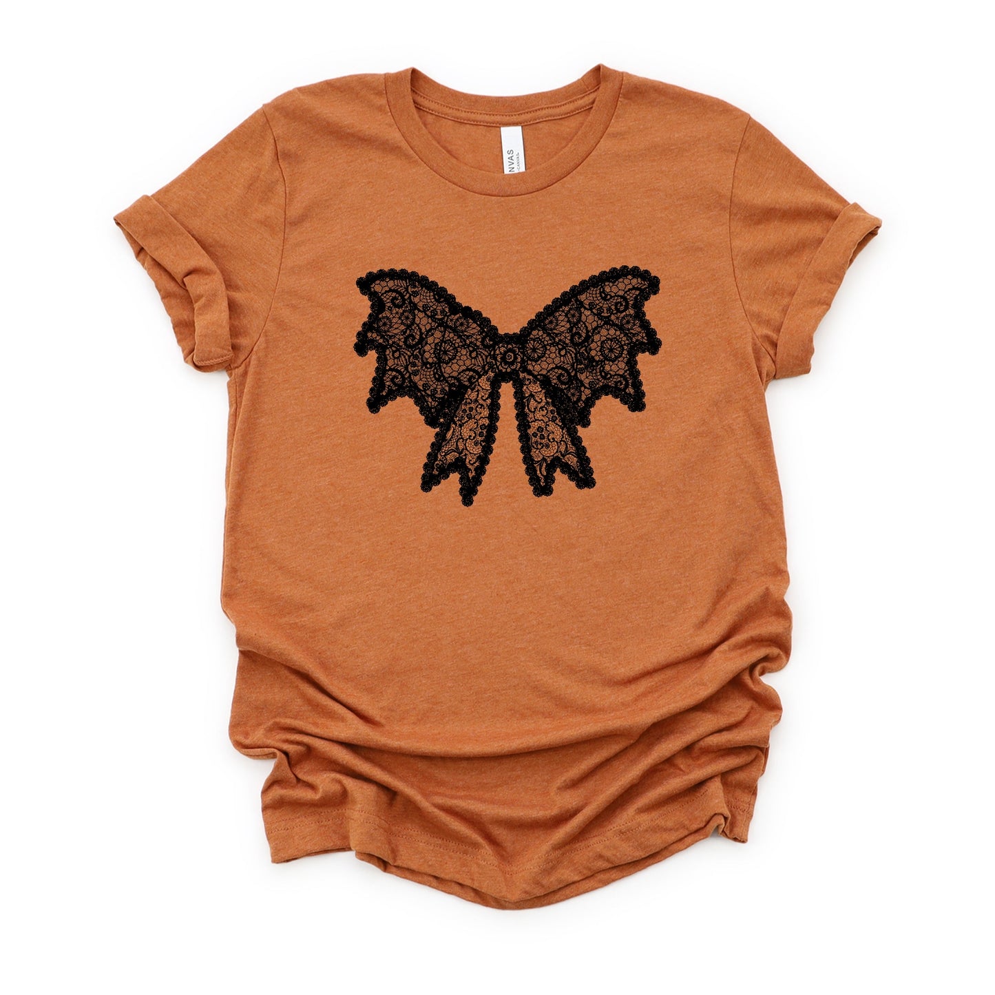 Lace Bow - Women's Short Sleeve Graphic T-Shirt