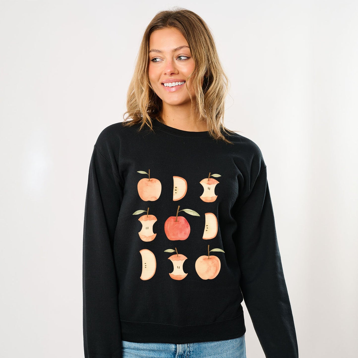 Watercolor Apple Chart - Sweatshirt