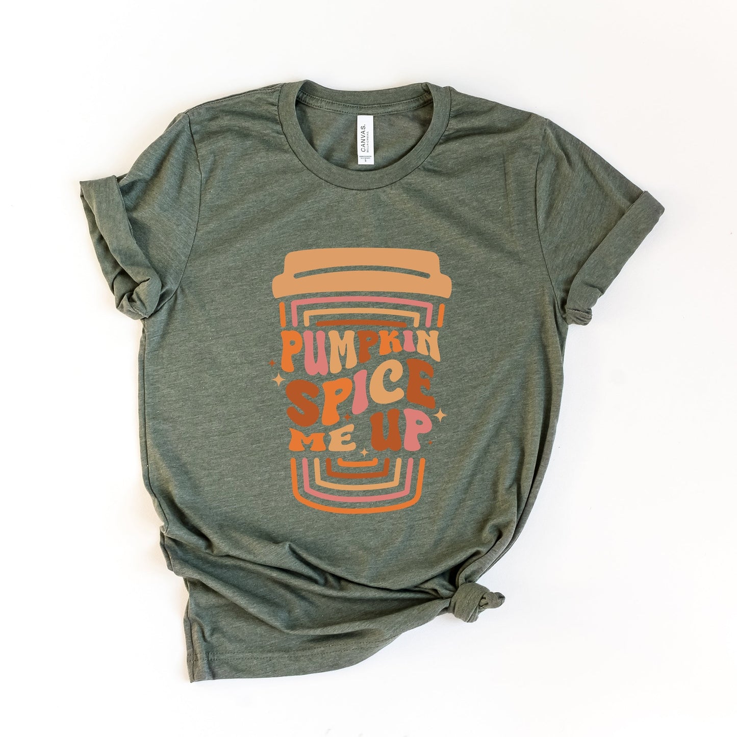 Pumpkin Spice Me Up Cup - Women's Short Sleeve Graphic T-Shirt