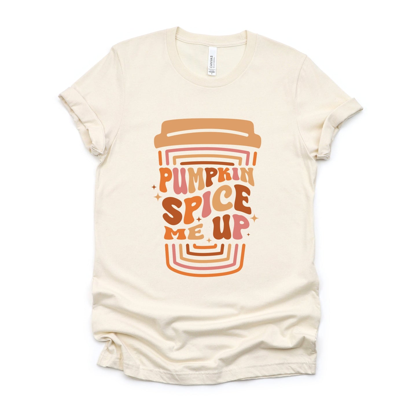 Pumpkin Spice Me Up Cup - Women's Short Sleeve Graphic T-Shirt