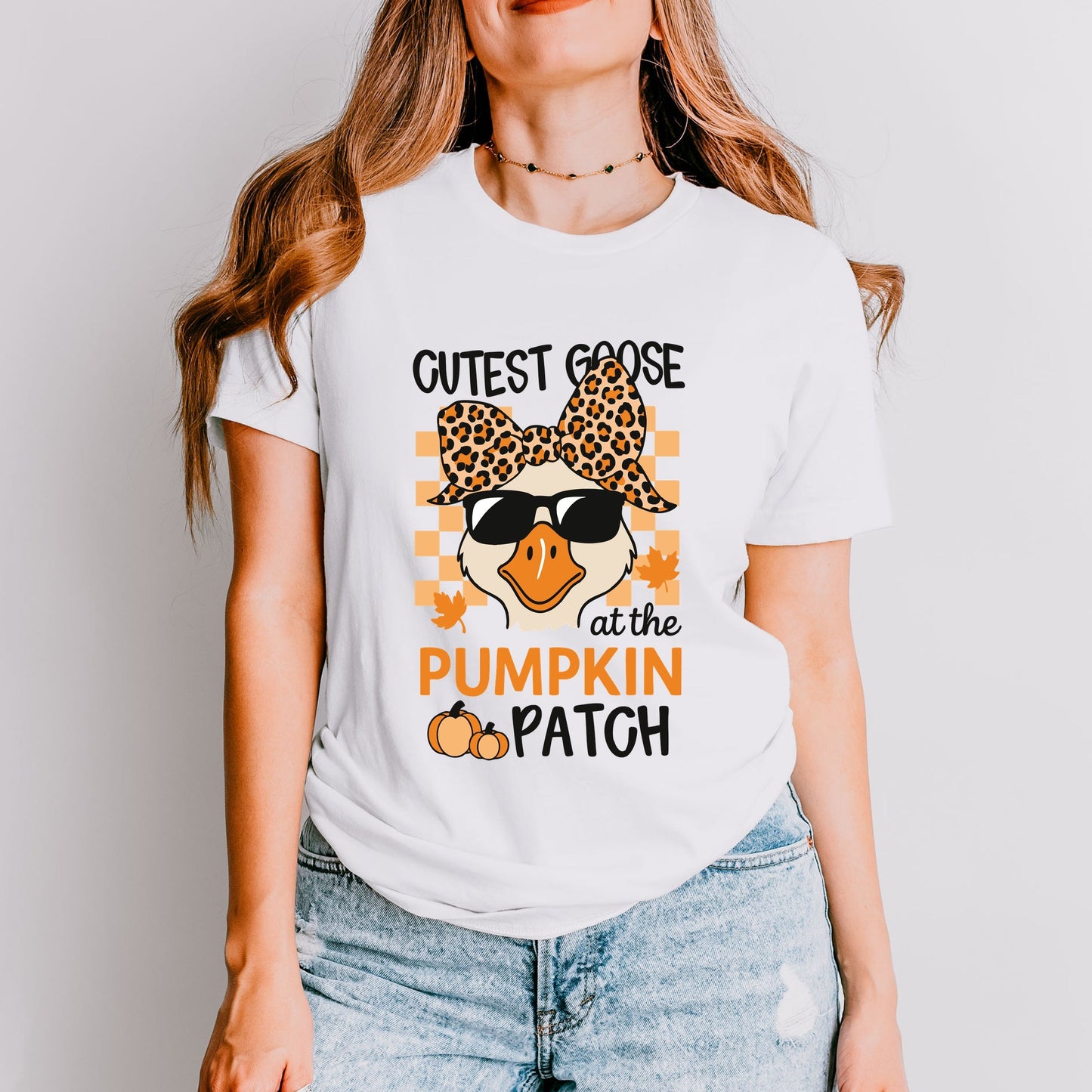 Cutest Goose At The Pumpkin Patch - Women's Short Sleeve Tee