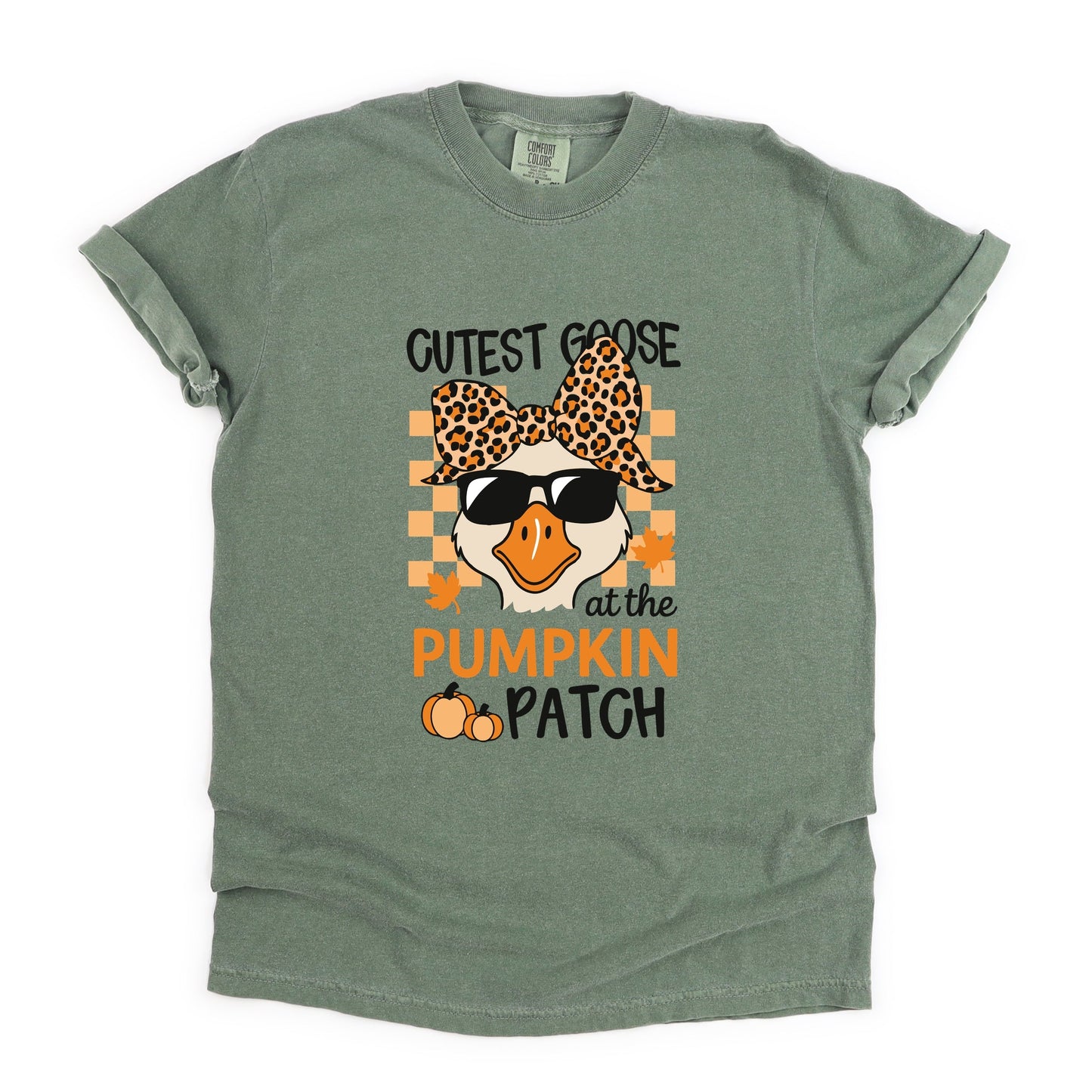 Cutest Goose At The Pumpkin Patch - Women's Garment Dyed Tee
