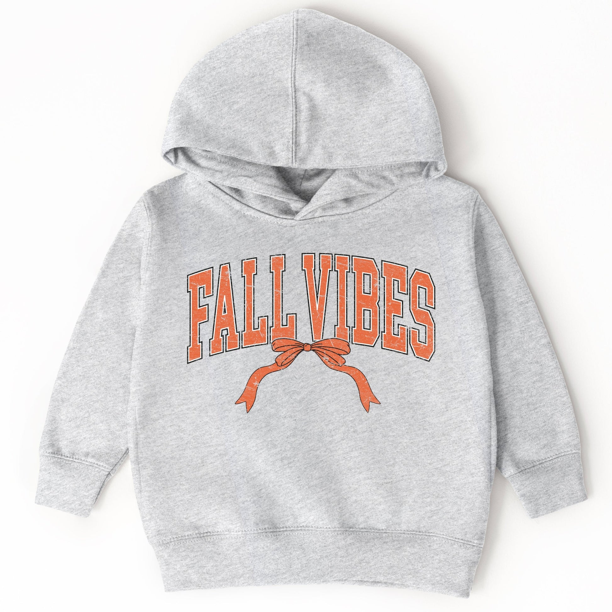 Varsity Fall Vibes Coquette - Toddler Hoodie and Youth Graphic Hoodie