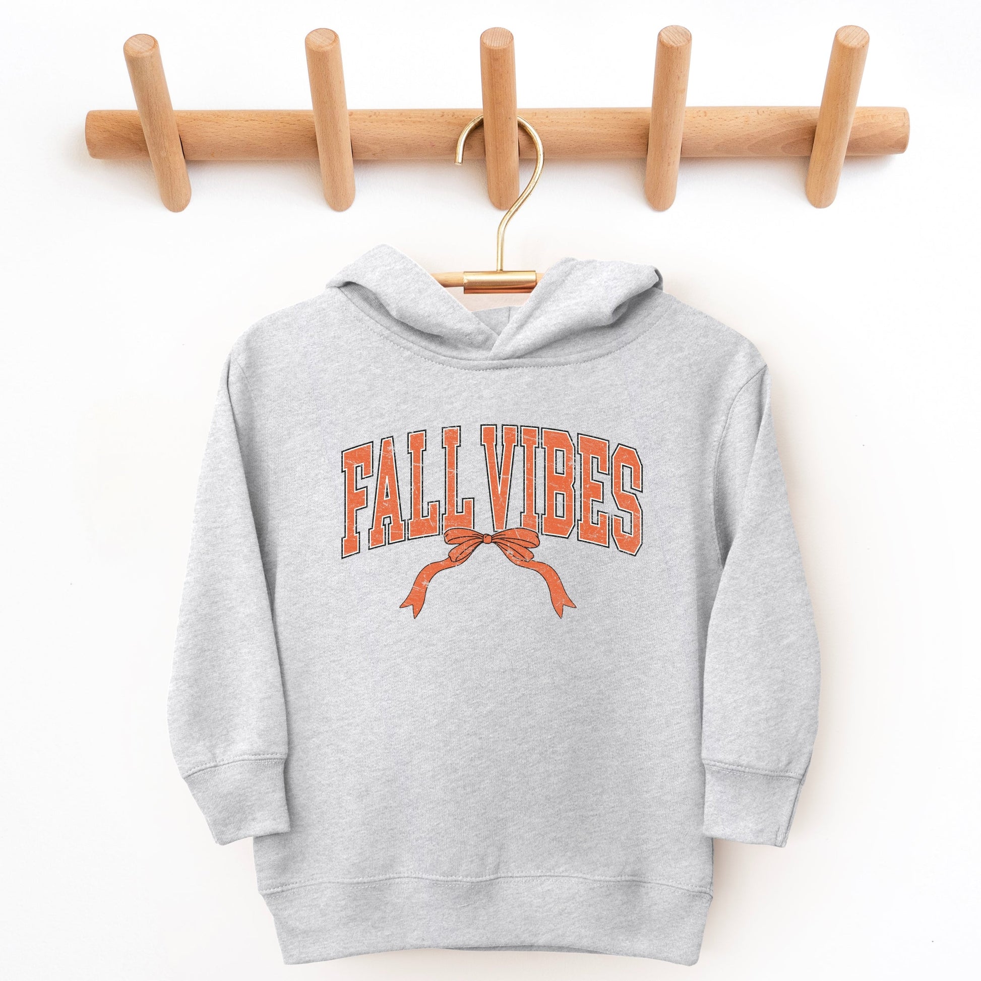 Varsity Fall Vibes Coquette - Toddler Hoodie and Youth Graphic Hoodie