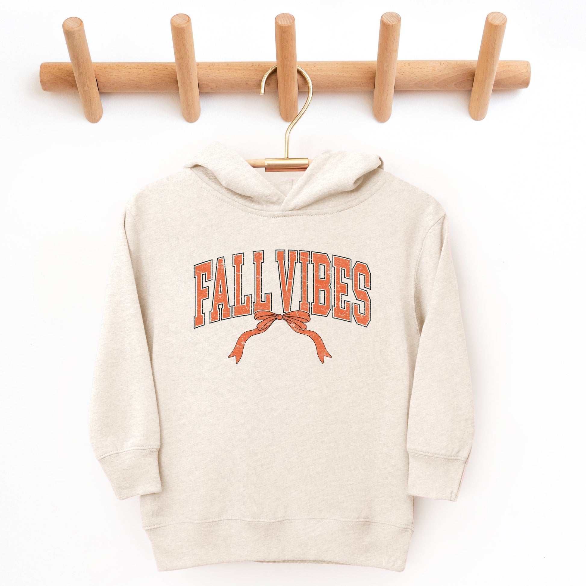 Varsity Fall Vibes Coquette - Toddler Hoodie and Youth Graphic Hoodie