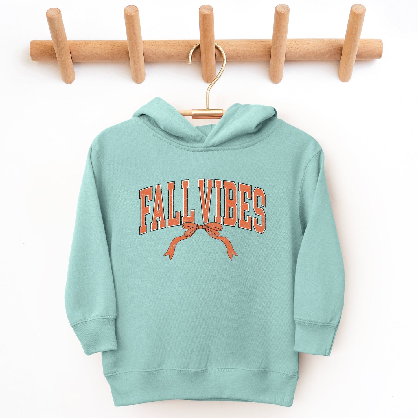 Varsity Fall Vibes Coquette - Toddler Hoodie and Youth Graphic Hoodie