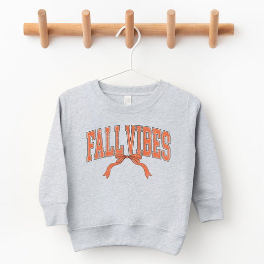 Varsity Fall Vibes Coquette - Toddler Graphic Sweatshirt and Youth Graphic Sweatshirt
