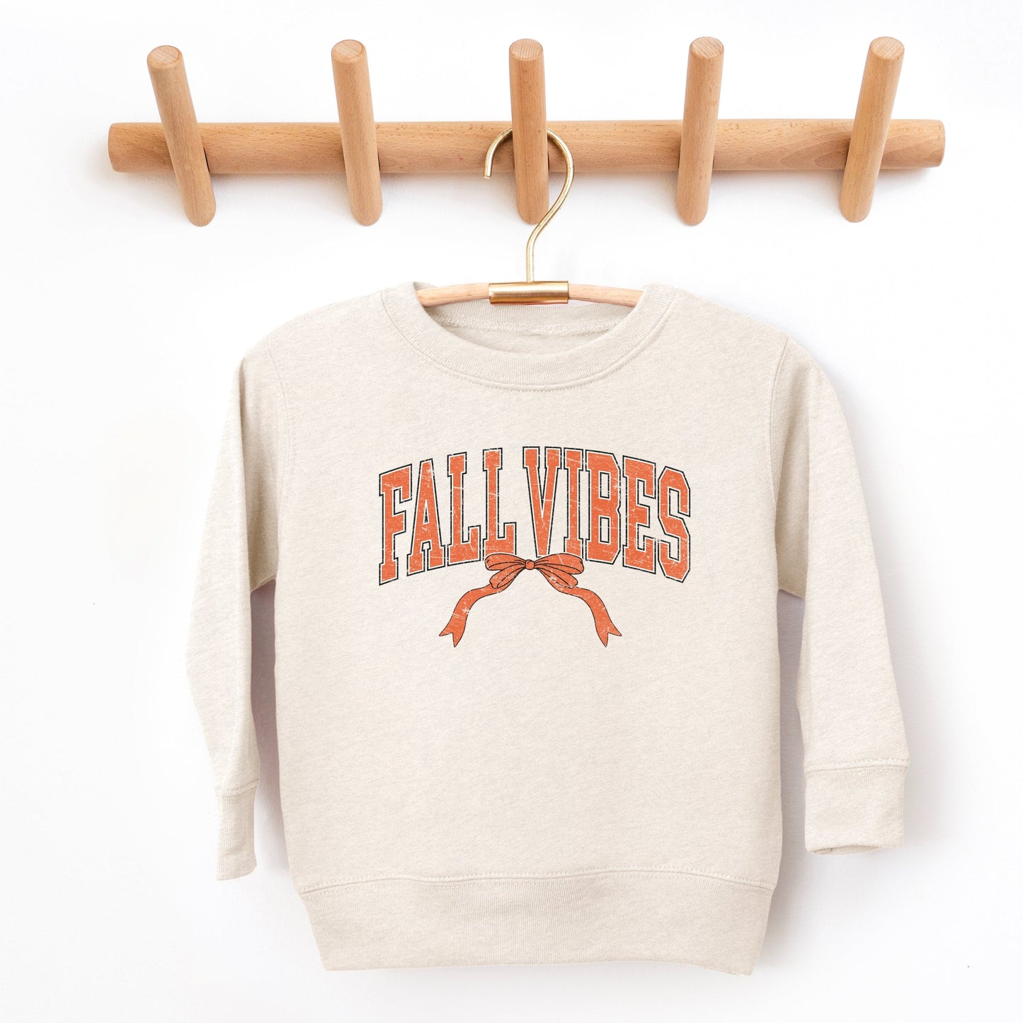 Varsity Fall Vibes Coquette - Toddler Graphic Sweatshirt and Youth Graphic Sweatshirt