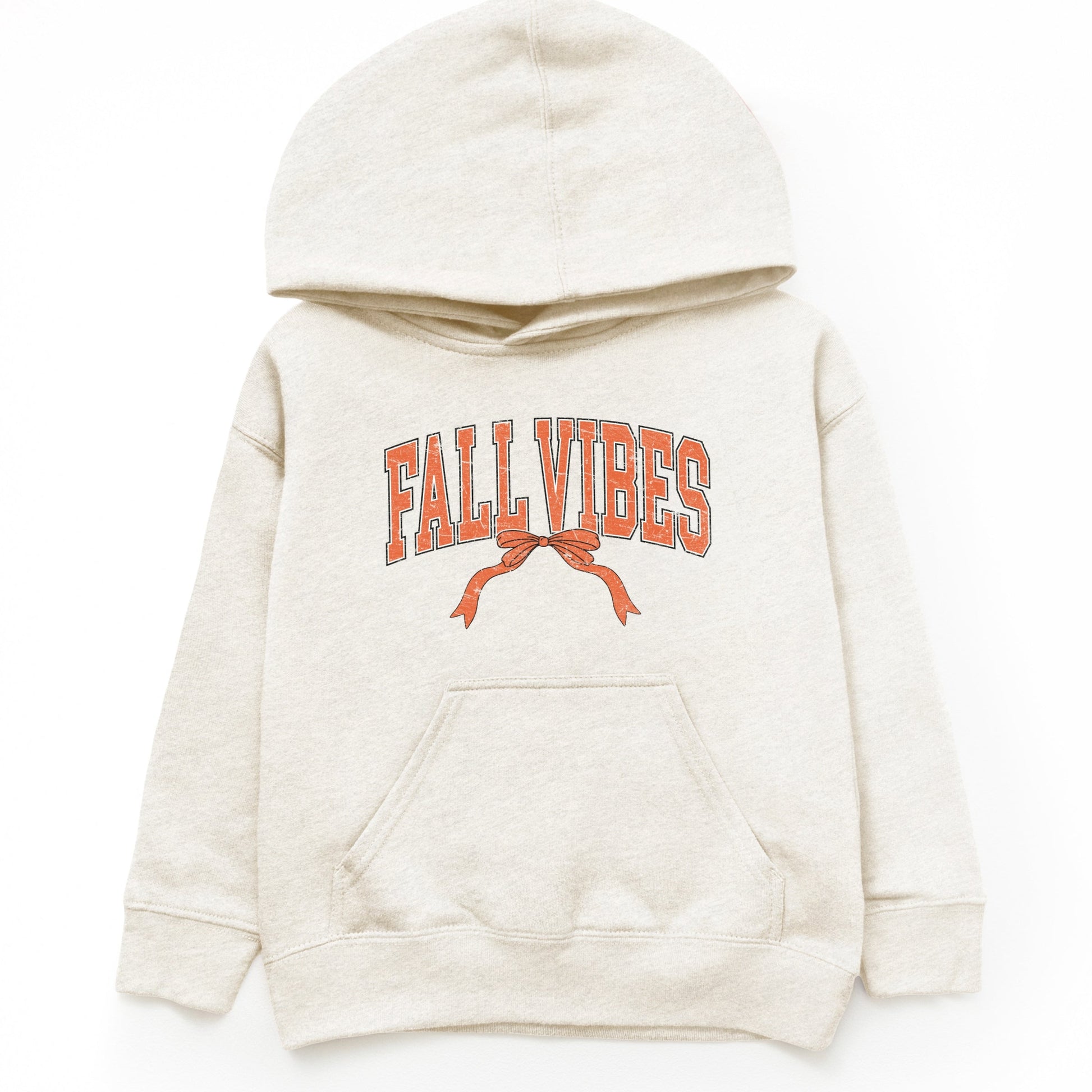 Varsity Fall Vibes Coquette - Toddler Hoodie and Youth Graphic Hoodie