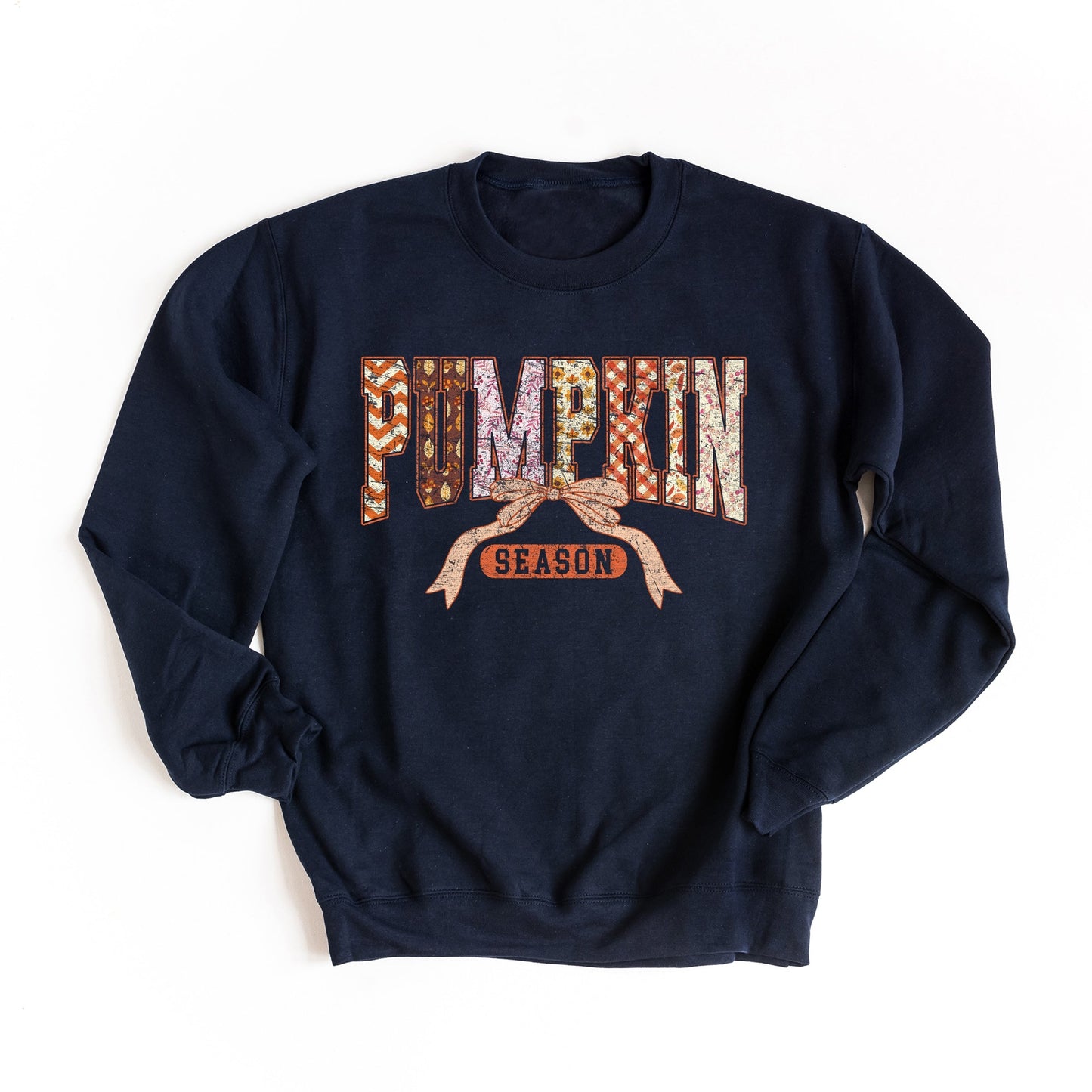 Pumpkin Season Patterns -  Womens Sweatshirt