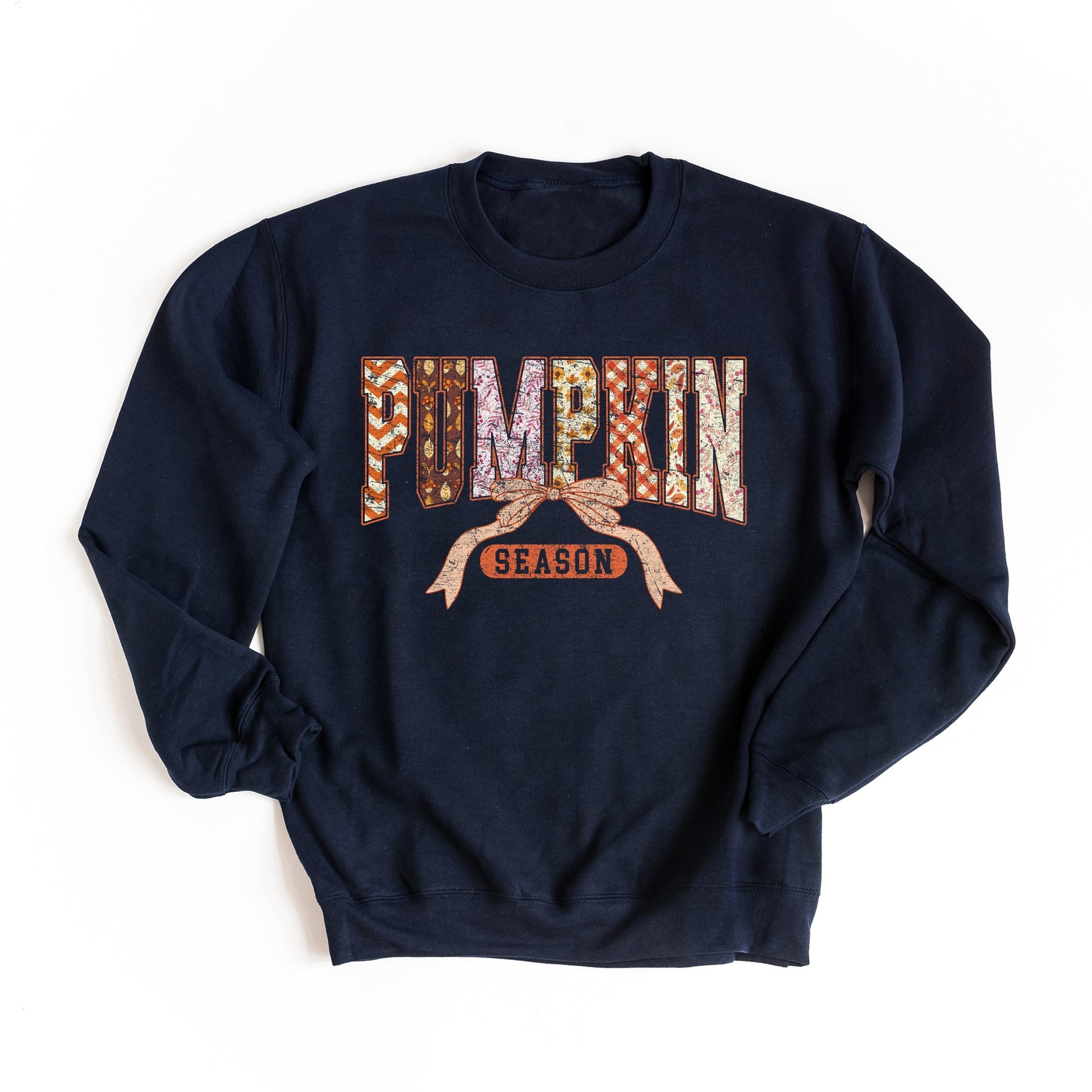 Pumpkin Season Patterns -  Womens Sweatshirt
