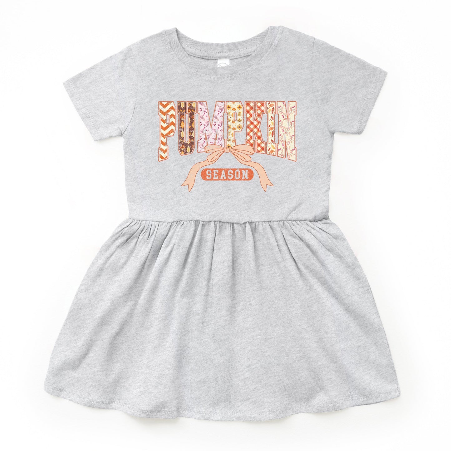 Pumpkin Season Patterns - Toddler Graphic Dress