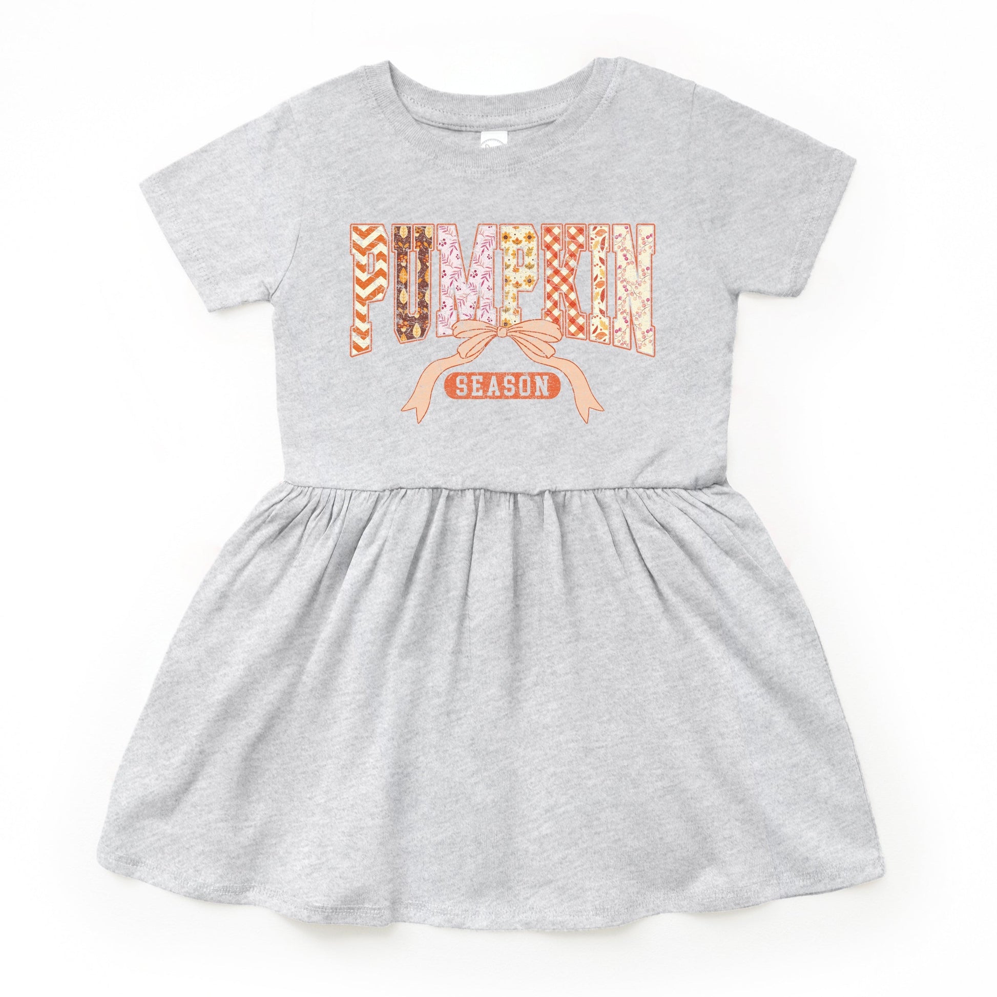 Pumpkin Season Patterns - Toddler Graphic Dress