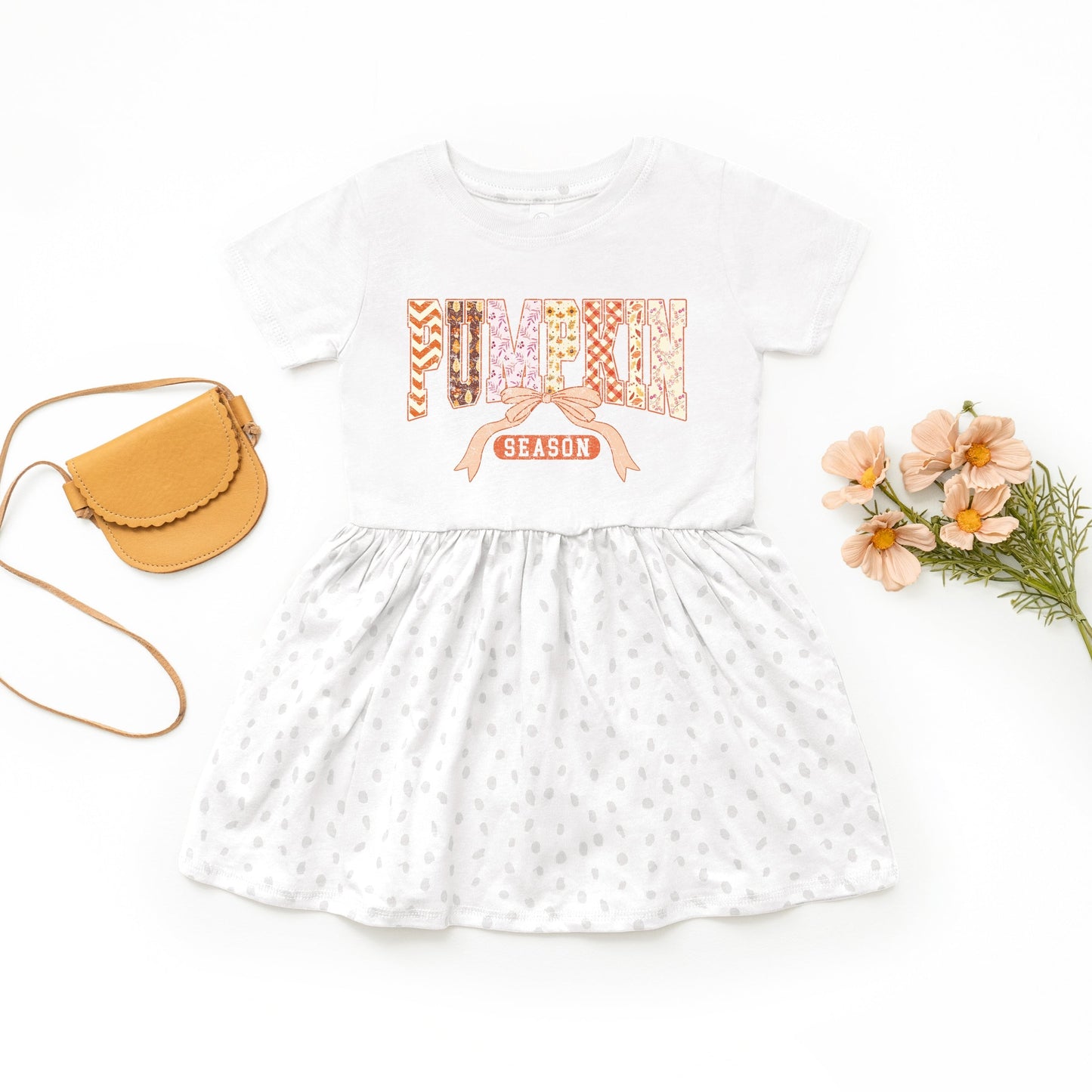 Pumpkin Season Patterns - Toddler Graphic Dress
