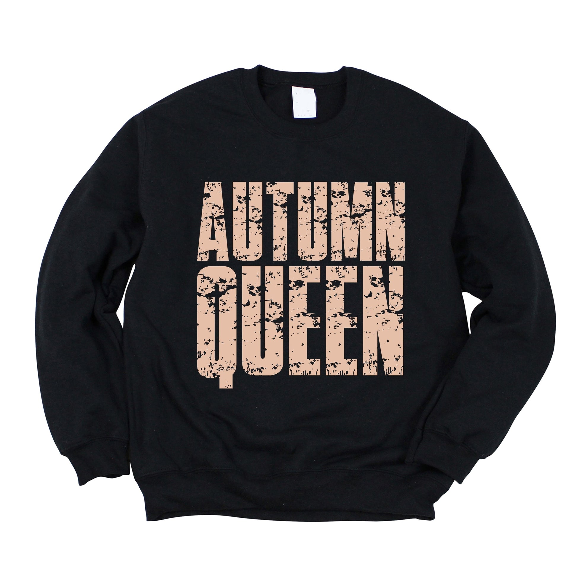 Autumn Queen Block Distressed - Women's Graphic Sweatshirt