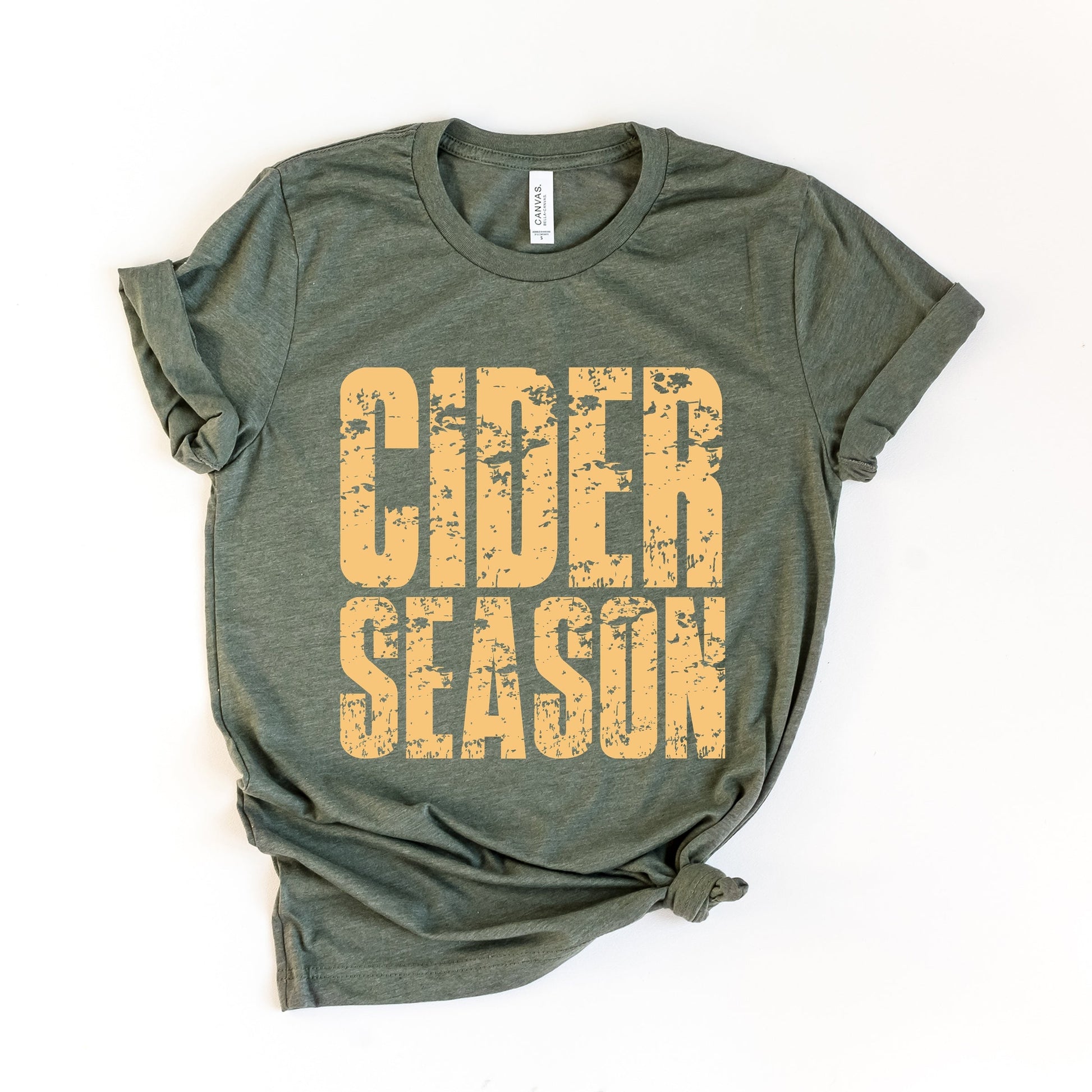 Cider Season Block Distressed - Women's Short Sleeve Graphic T-Shirt