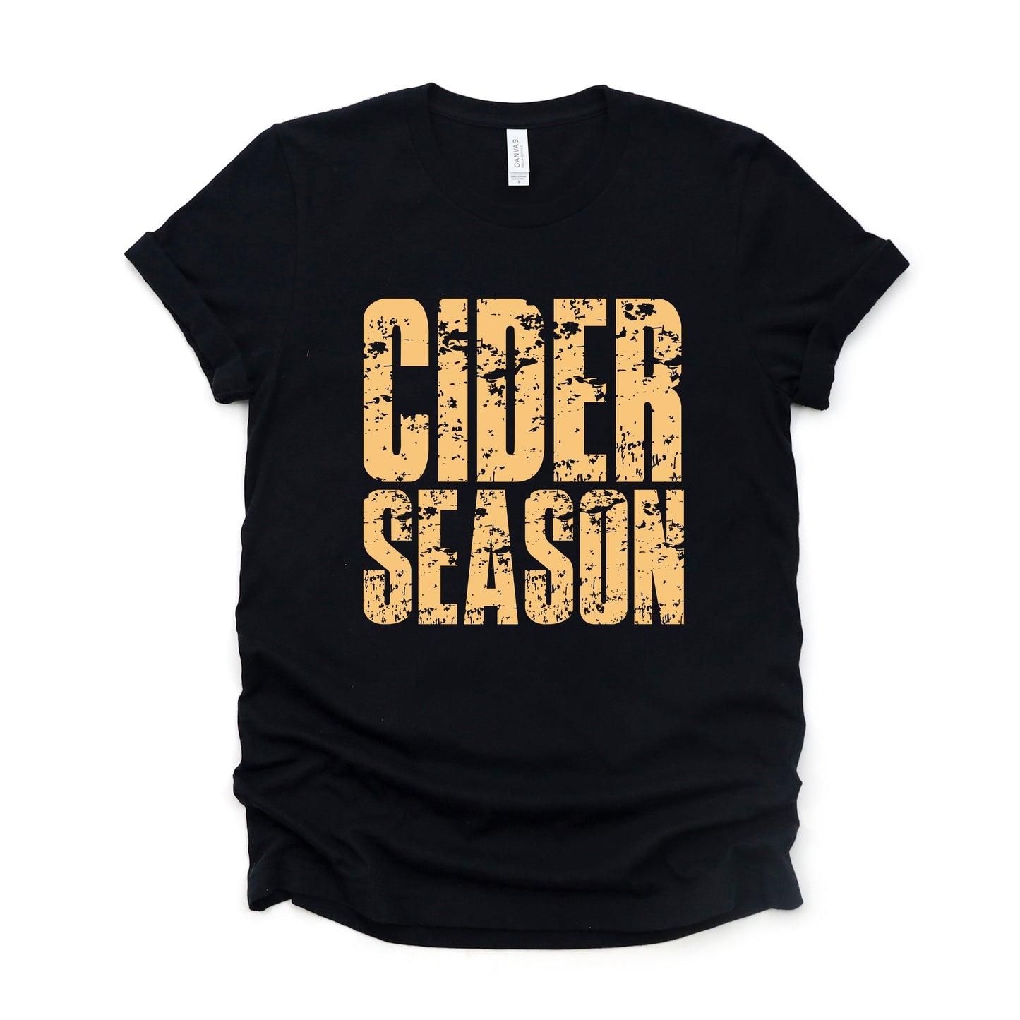 Cider Season Block Distressed - Women's Short Sleeve Graphic T-Shirt
