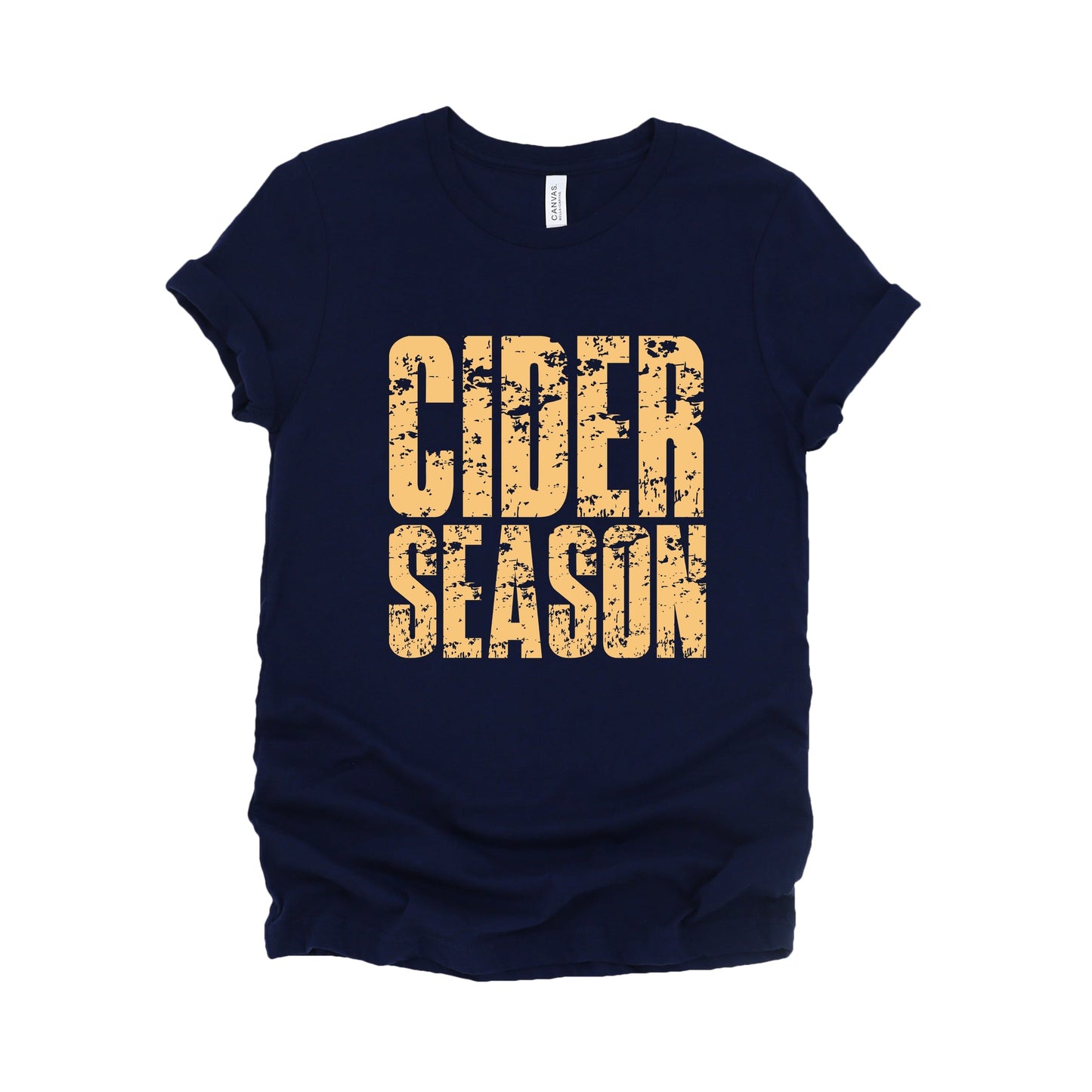 Cider Season Block Distressed - Women's Short Sleeve Graphic T-Shirt