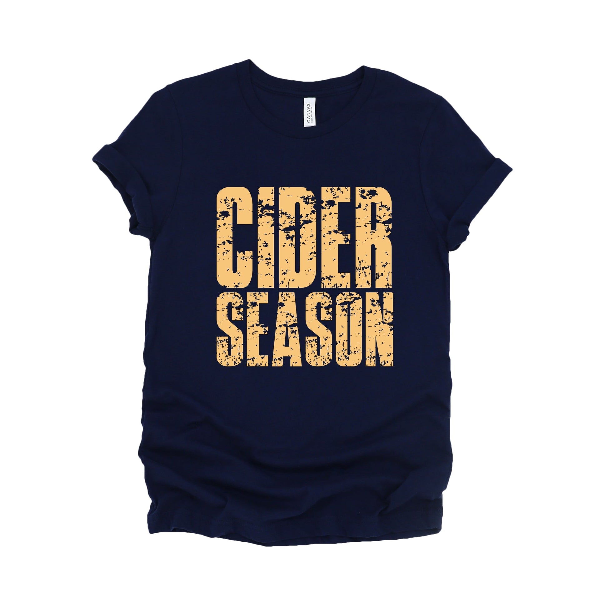 Cider Season Block Distressed - Women's Short Sleeve Graphic T-Shirt