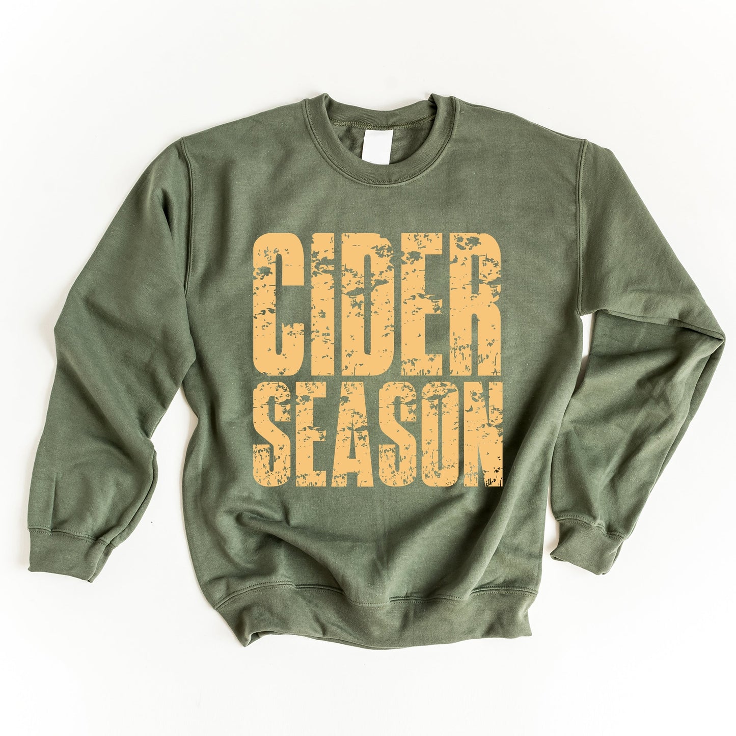 Cider Season Block Distressed - Women's Graphic Sweatshirt