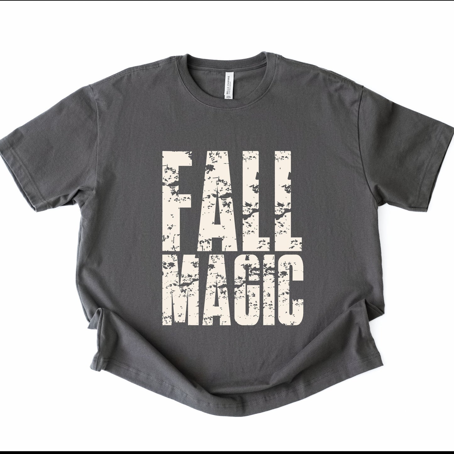 Fall Magic Block Distressed - Women's Heavyweight Graphic T-Shirt