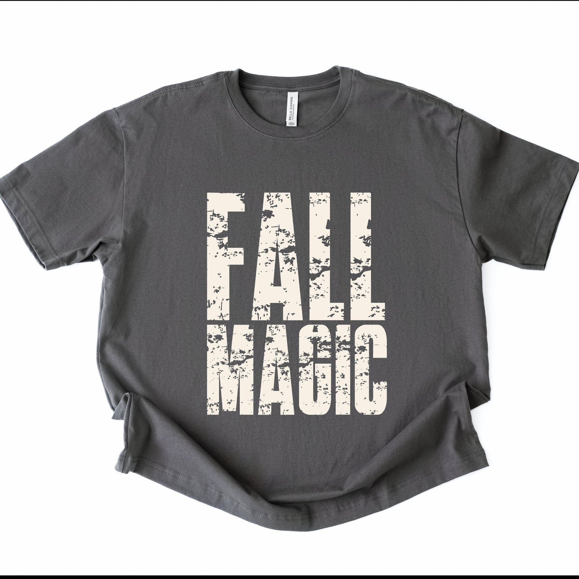 Fall Magic Block Distressed - Women's Heavyweight Graphic T-Shirt