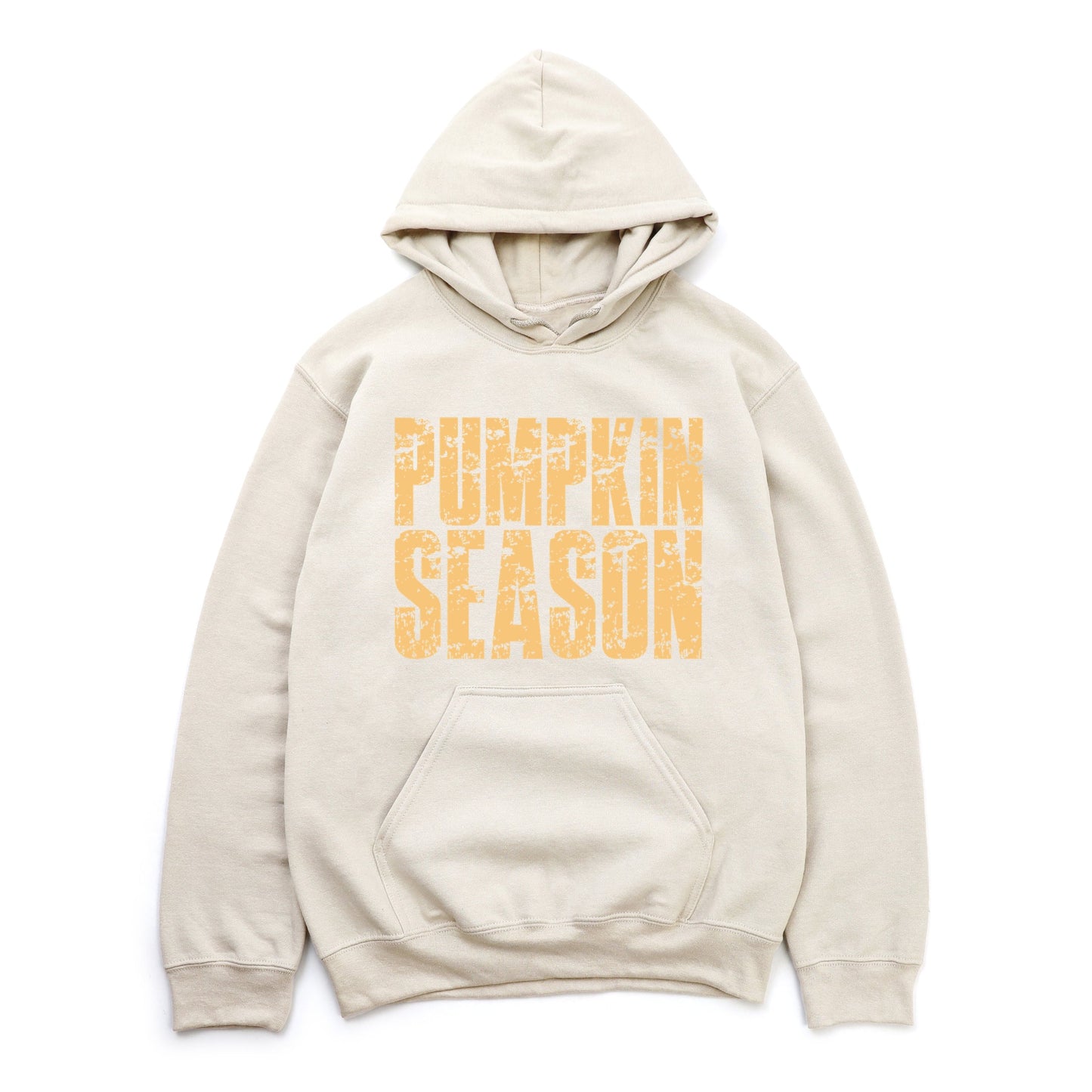Pumpkin Season Block Distressed - Women's Graphic Hoodie