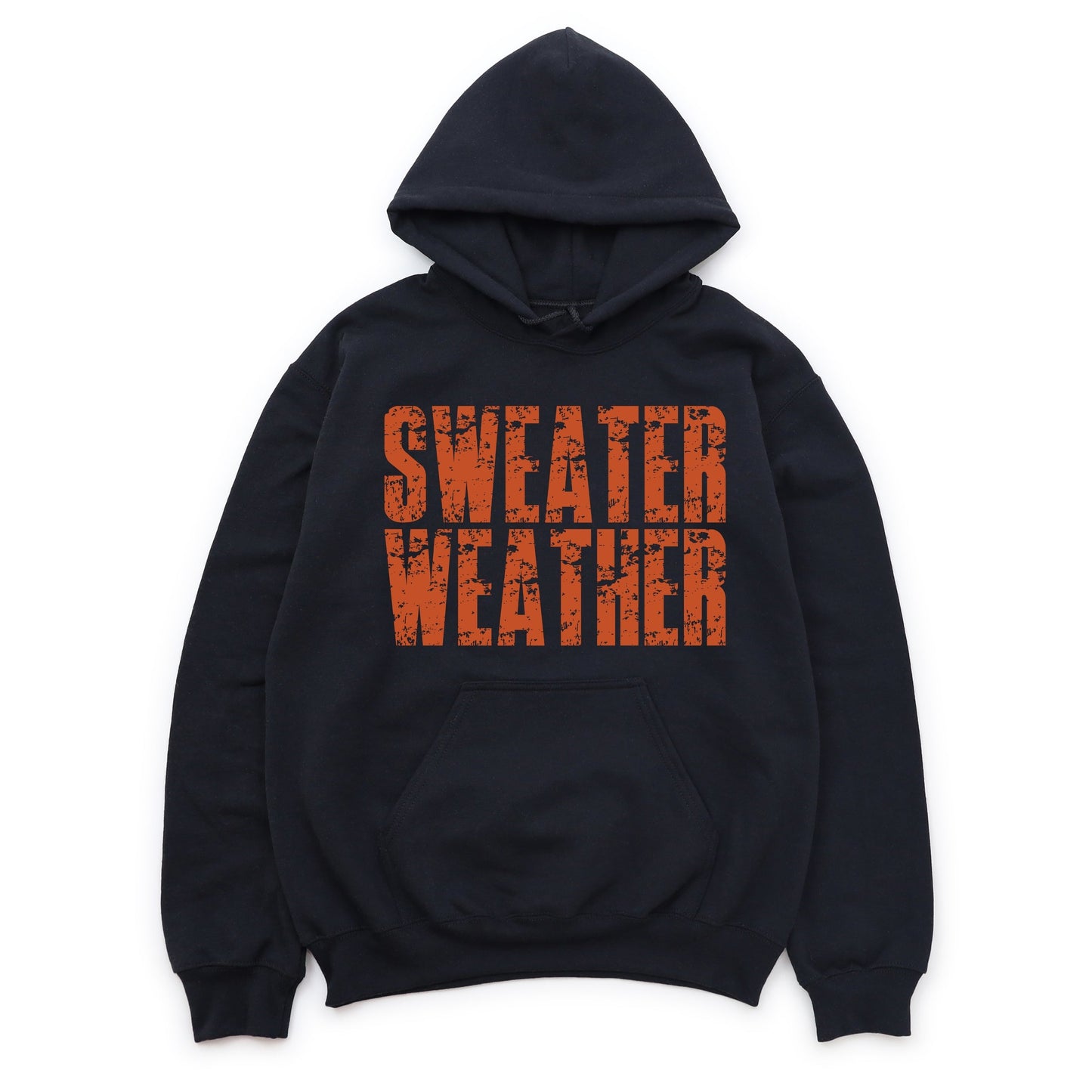 Sweater Weather Block Distressed - Women's Graphic Hoodie