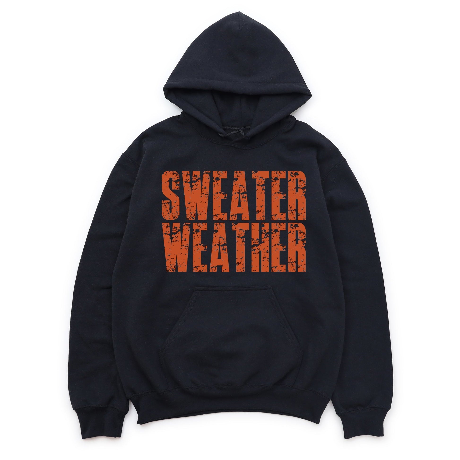 Sweater Weather Block Distressed - Women's Graphic Hoodie